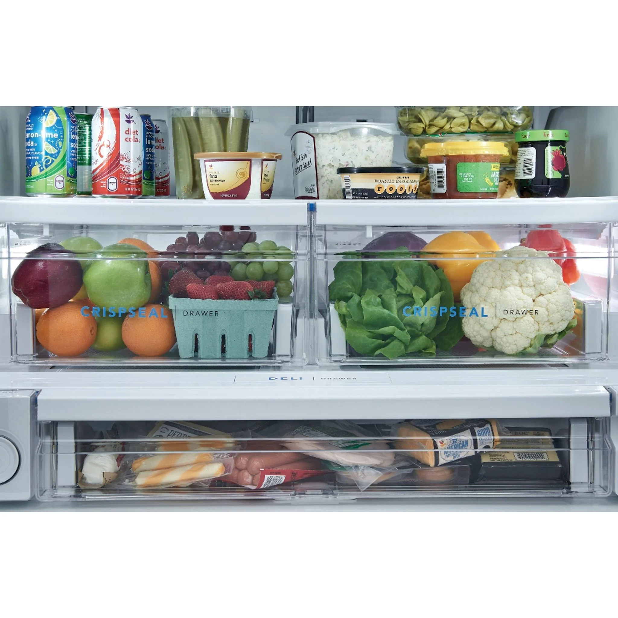 Frigidaire 28 Cu. Ft. Standard-Depth French Door Refrigerator - Black Stainless ( FRFS2823AD ) - Image 6