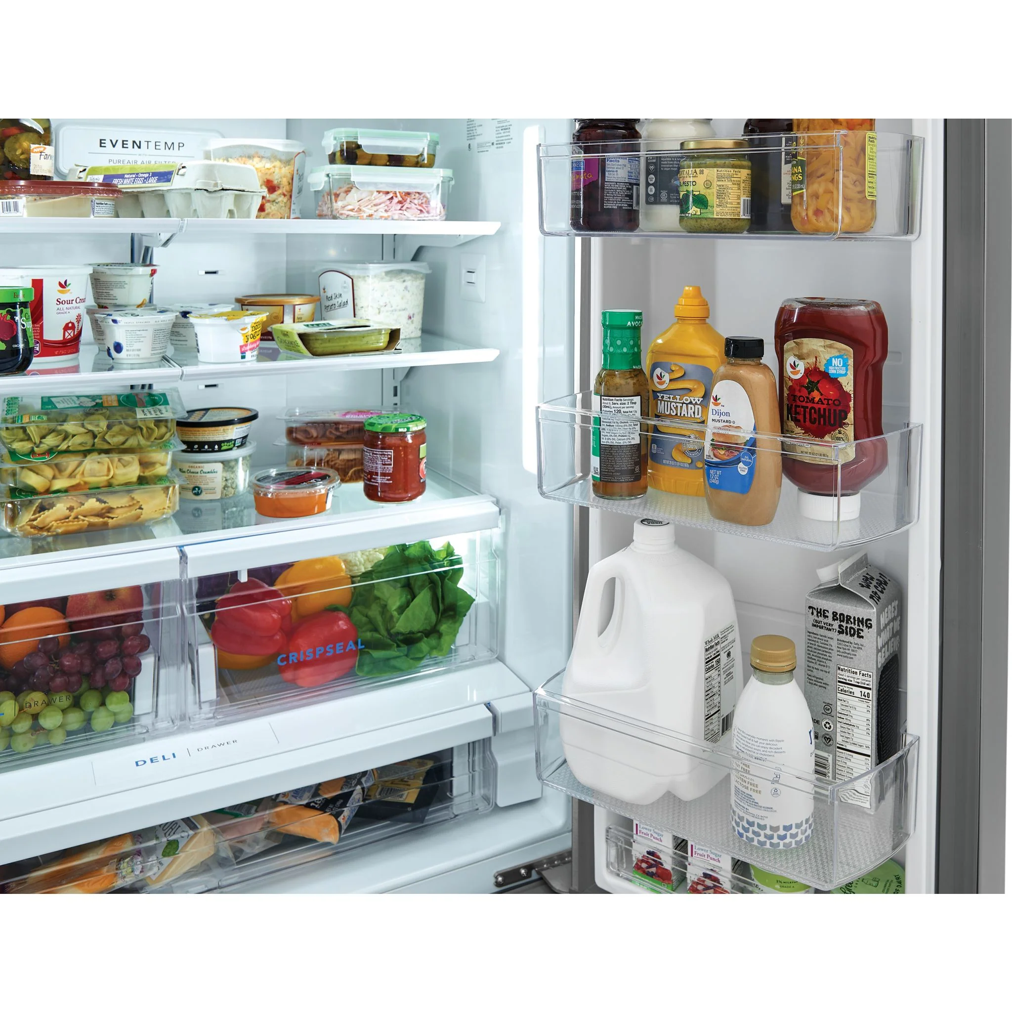 Frigidaire 28 Cu. Ft. Standard-Depth French Door Refrigerator - Black Stainless ( FRFS2823AS ) - Image 10
