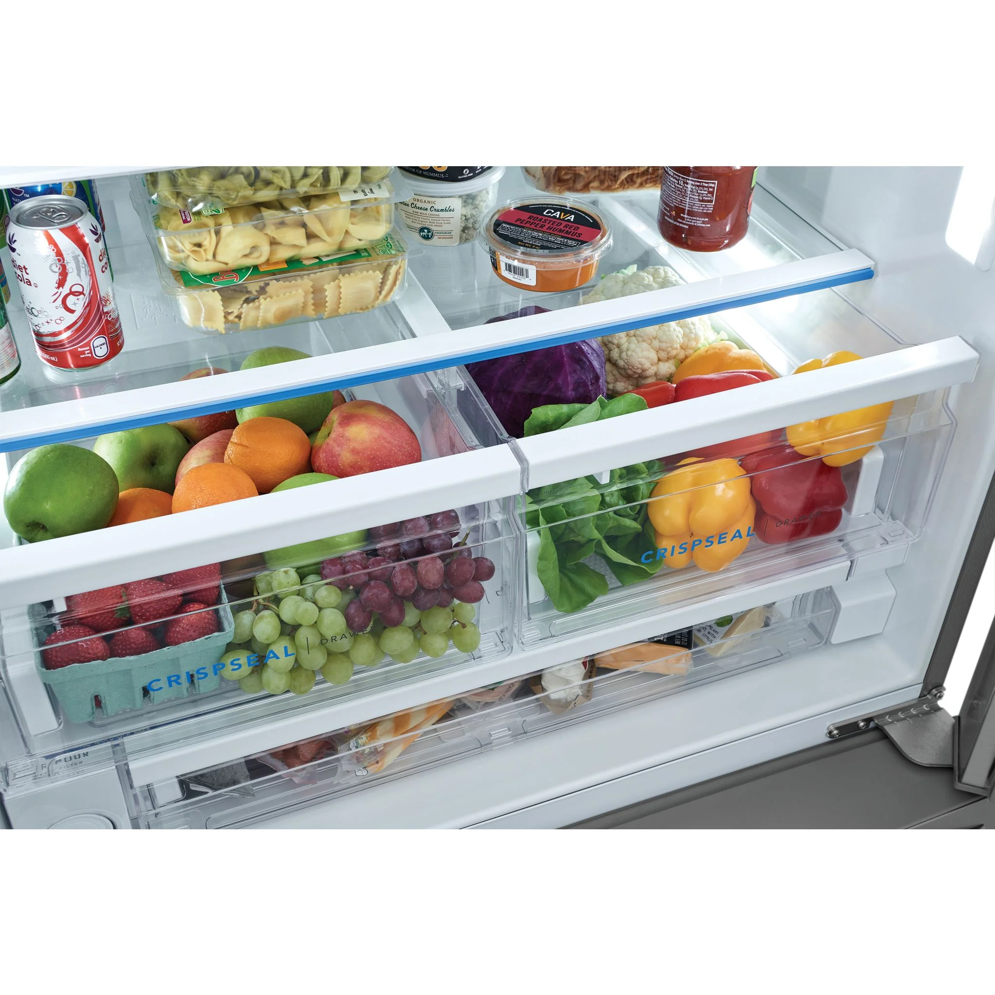 Frigidaire 28 Cu. Ft. Standard-Depth French Door Refrigerator - Black Stainless ( FRFS2823AS ) - Image 11