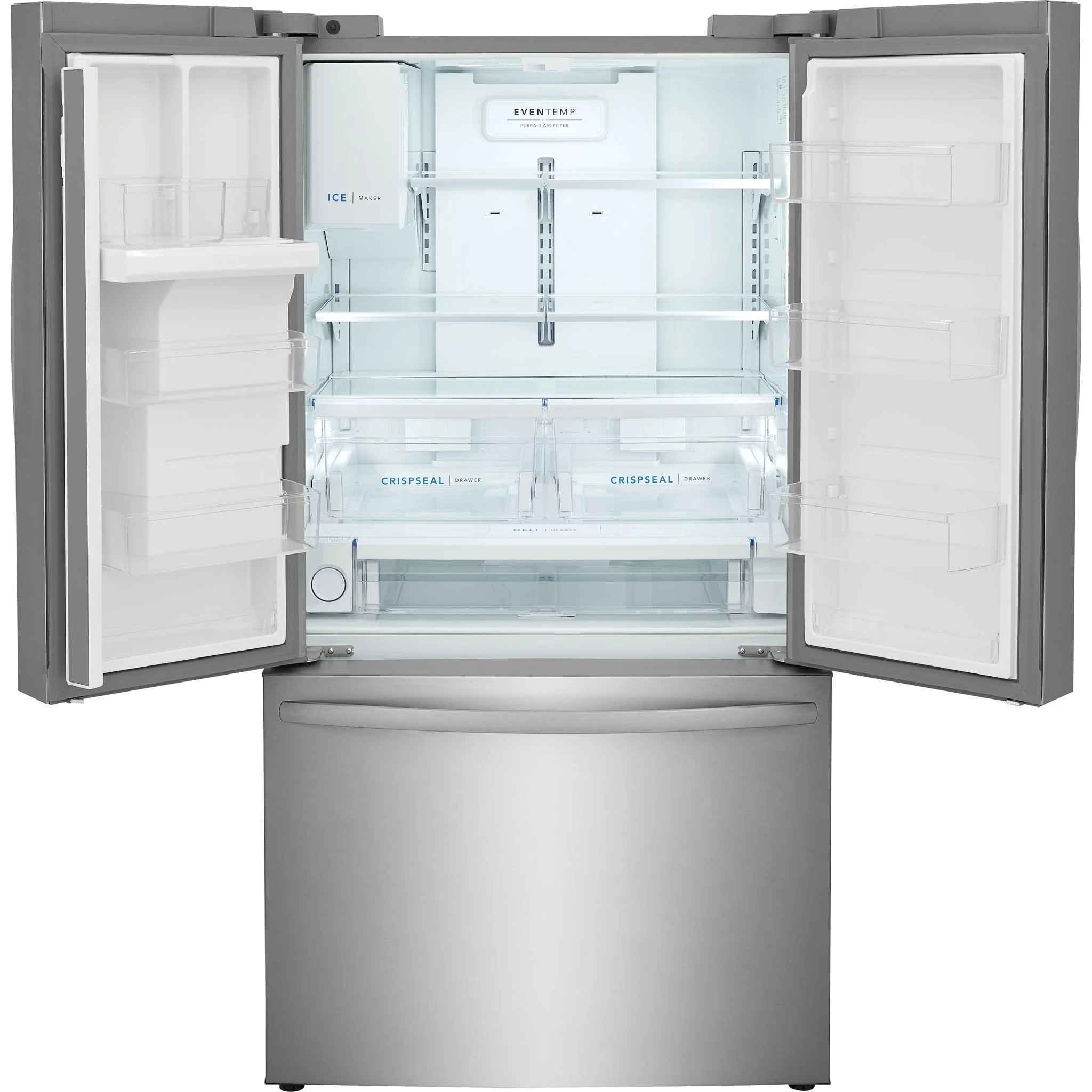 Frigidaire 28 Cu. Ft. Standard-Depth French Door Refrigerator - Black Stainless ( FRFS2823AS ) - Image 6
