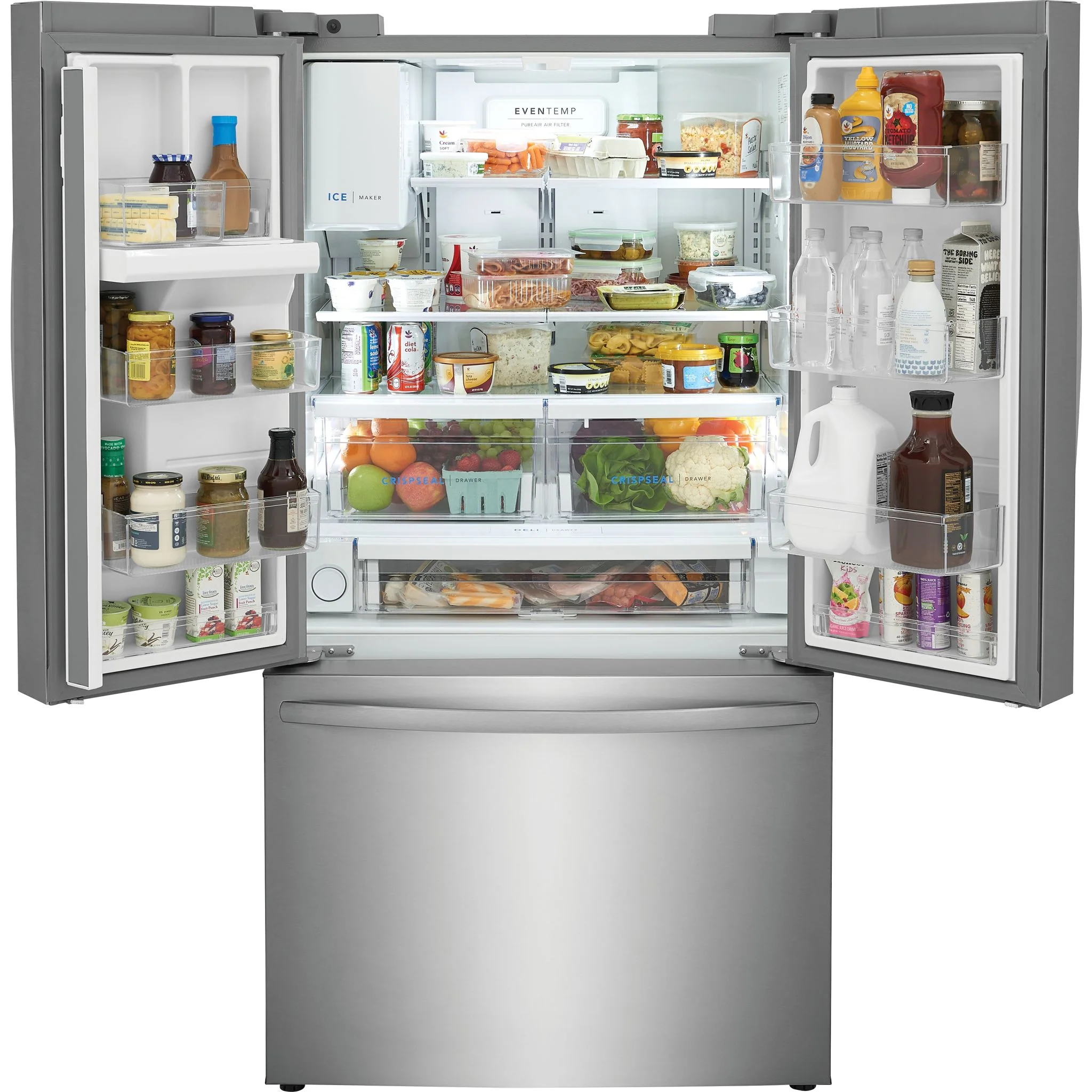 Frigidaire 28 Cu. Ft. Standard-Depth French Door Refrigerator - Black Stainless ( FRFS2823AS ) - Image 8