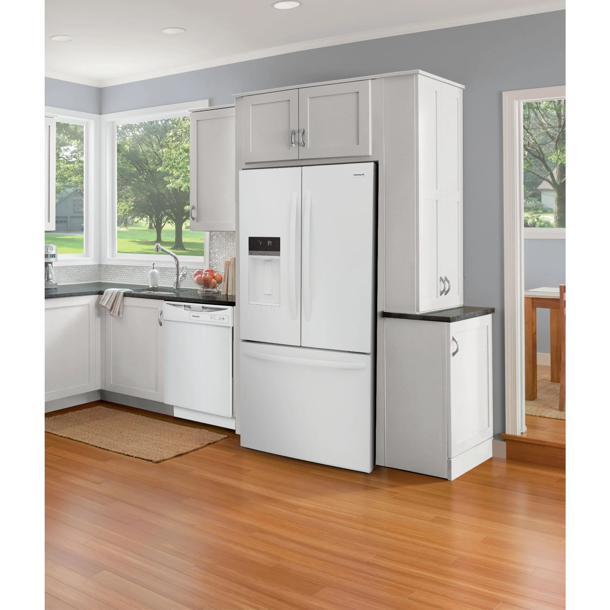 Frigidaire 28 Cu. Ft. Standard-Depth French Door Refrigerator - White ( FRFS2823AW ) - Image 15