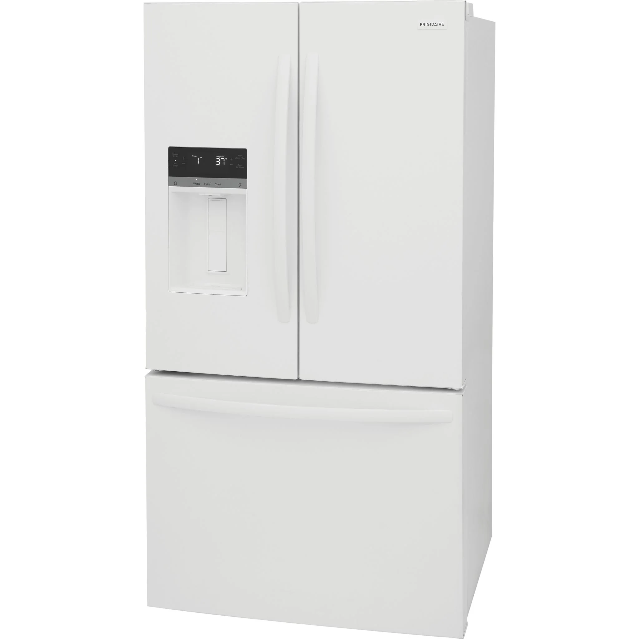Frigidaire 28 Cu. Ft. Standard-Depth French Door Refrigerator - White ( FRFS2823AW ) - Image 3