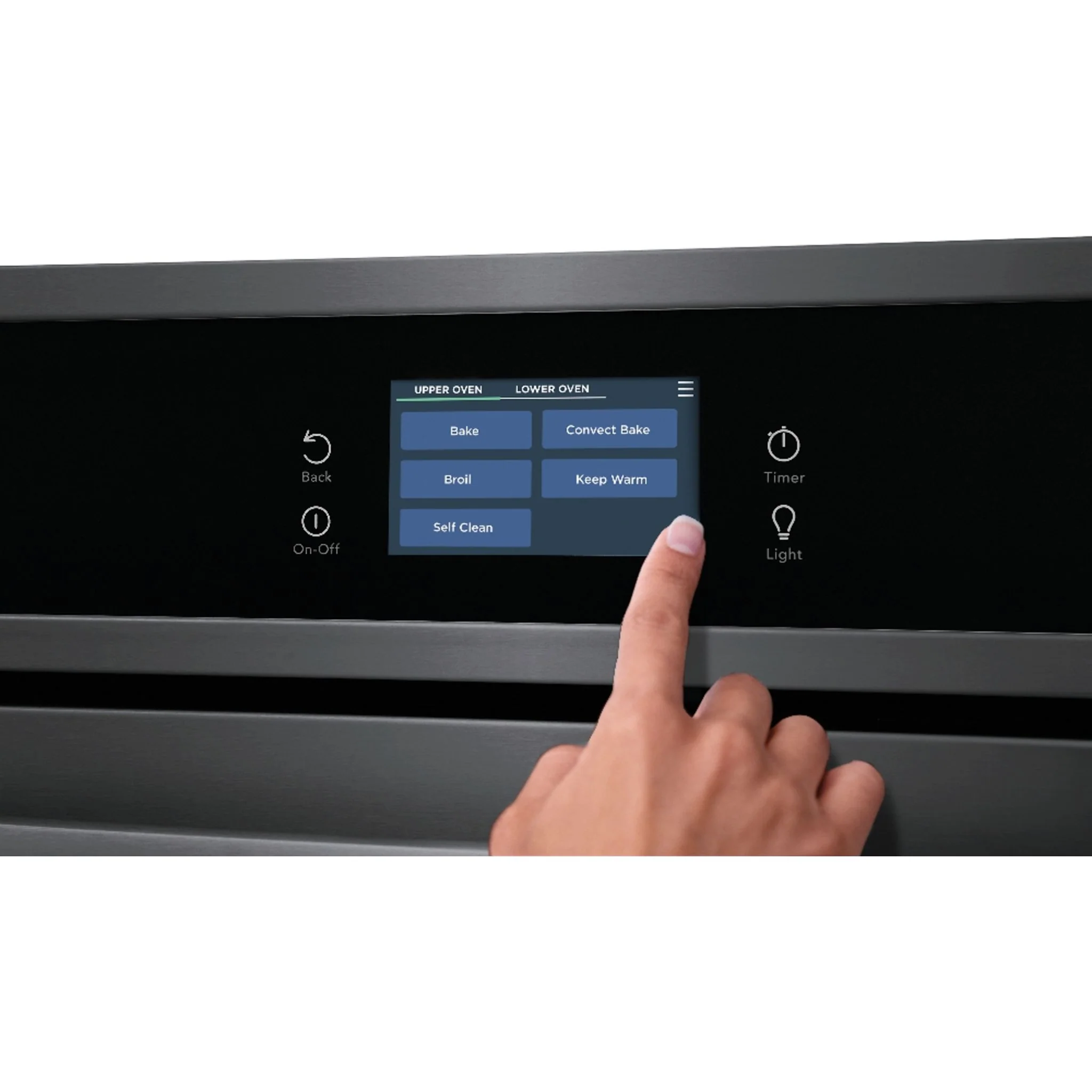 Frigidaire 30" Double Electric Wall Oven with Fan Convection - Black Stainless ( FCWD3027AD ) - Image 5