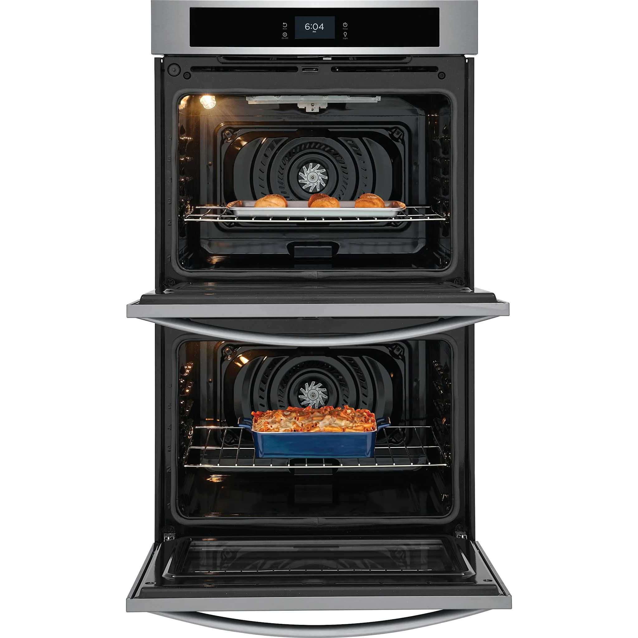Frigidaire 30" Double Electric Wall Oven with Fan Convection - Stainless Steel ( FCWD3027AS ) - Image 6