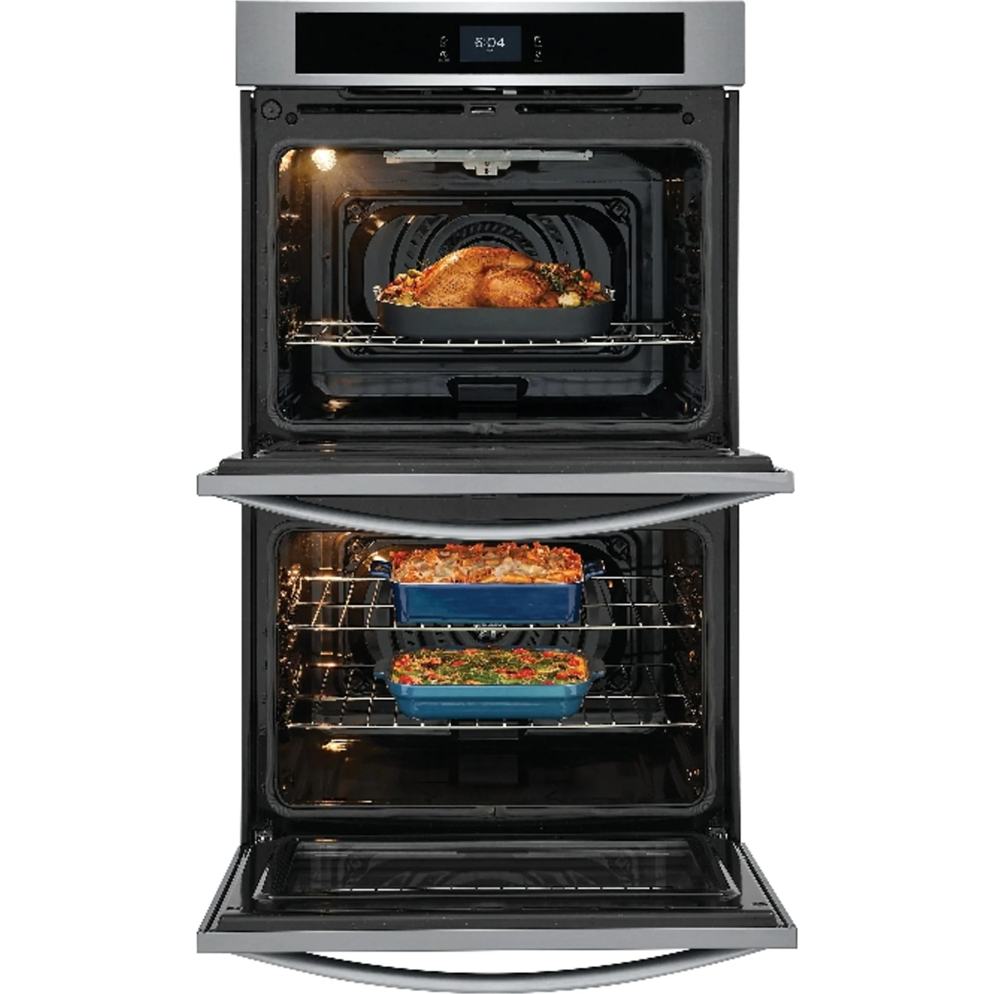 Frigidaire 30" Double Electric Wall Oven with Fan Convection - Stainless Steel ( FCWD3027AS ) - Image 7