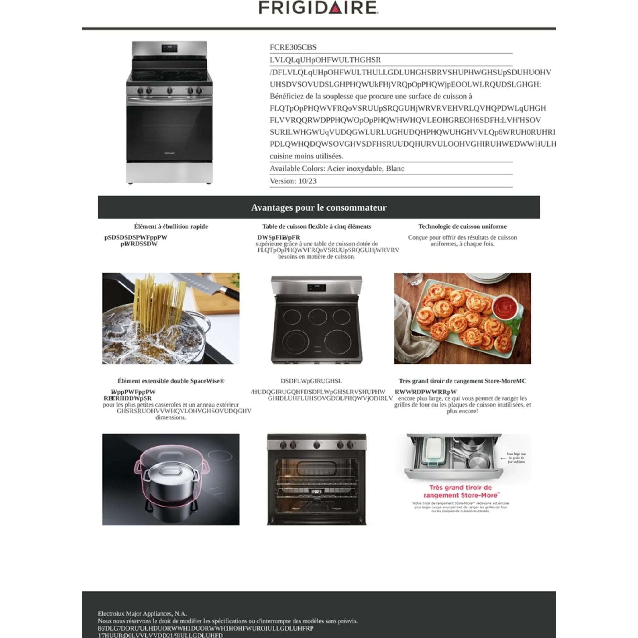 Frigidaire 30" Electric Range - Stainless Steel ( FCRE305CBS ) - Image 12