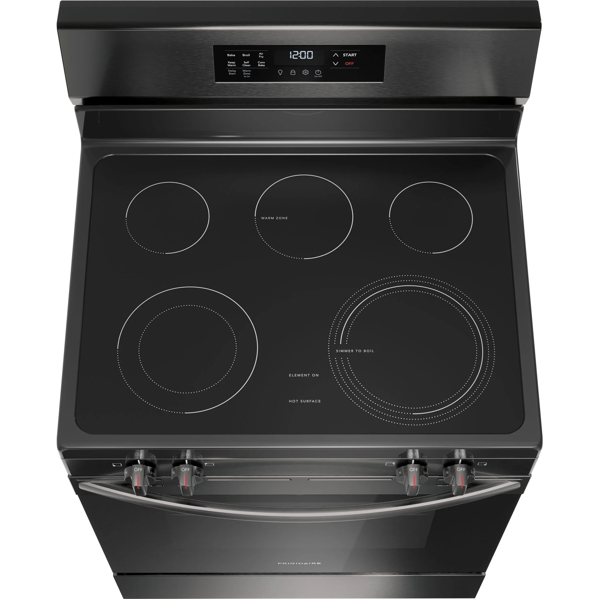 Frigidaire 30" Electric Range with Air Fry - Black Stainless ( FCRE308CAD ) - Image 4