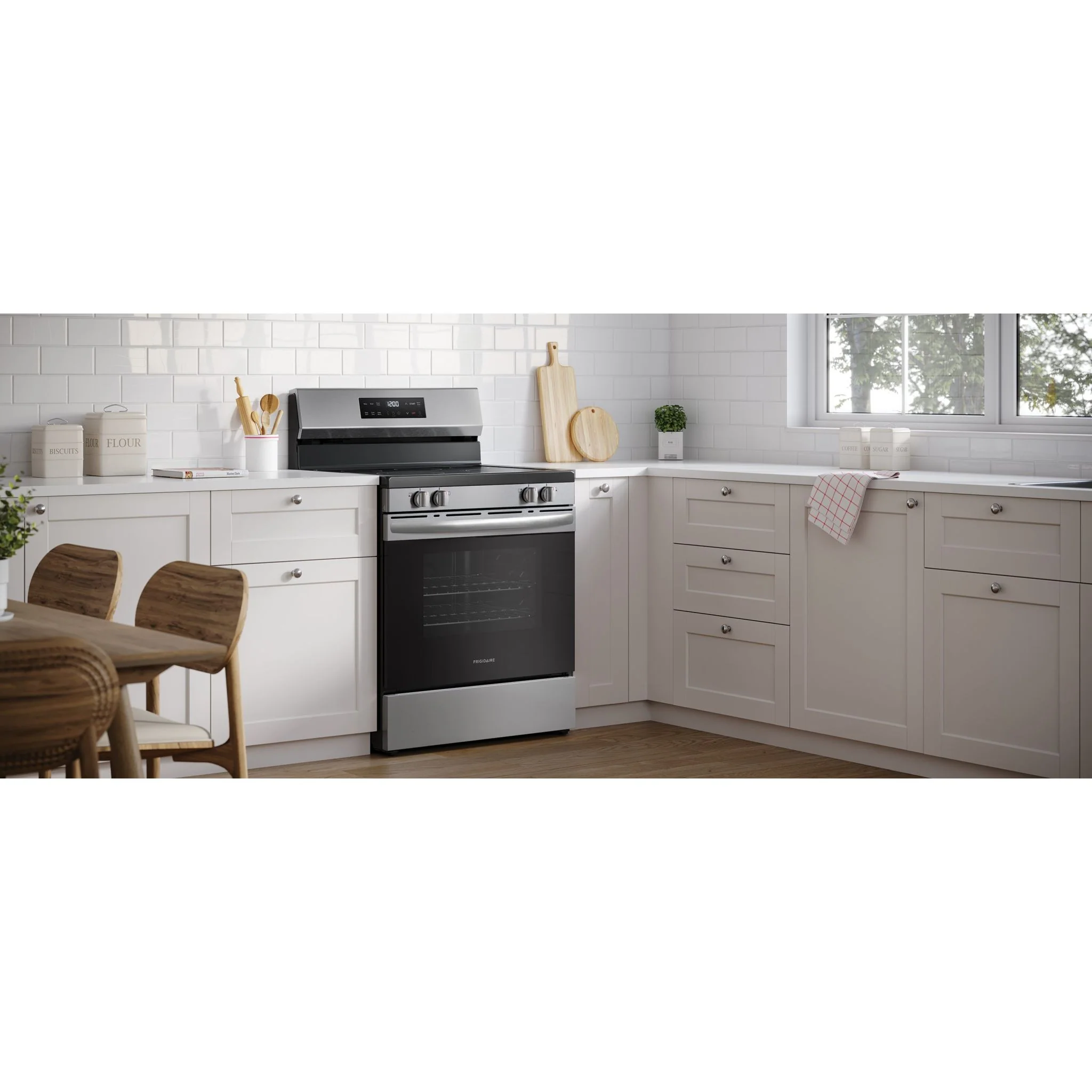 Frigidaire 30" Electric Range with the EvenTemp® - Stainless Steel ( FCRE306CAS ) - Image 9