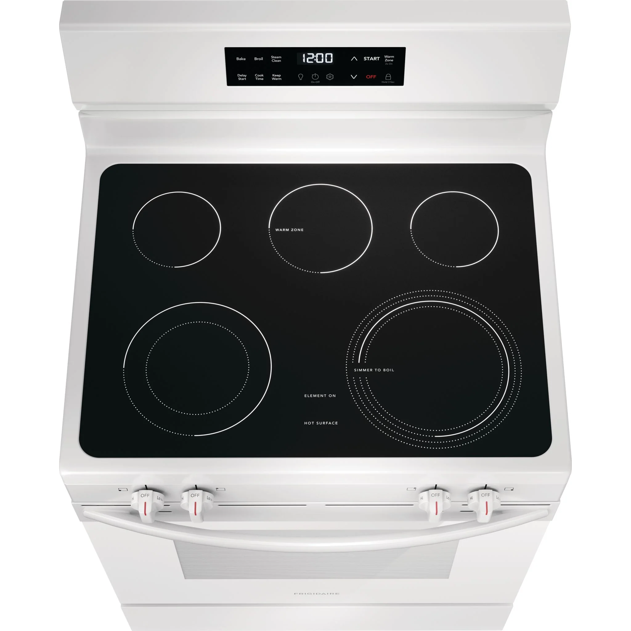 Frigidaire 30" Electric Range with the EvenTemp® - White ( FCRE306CAW ) - Image 3