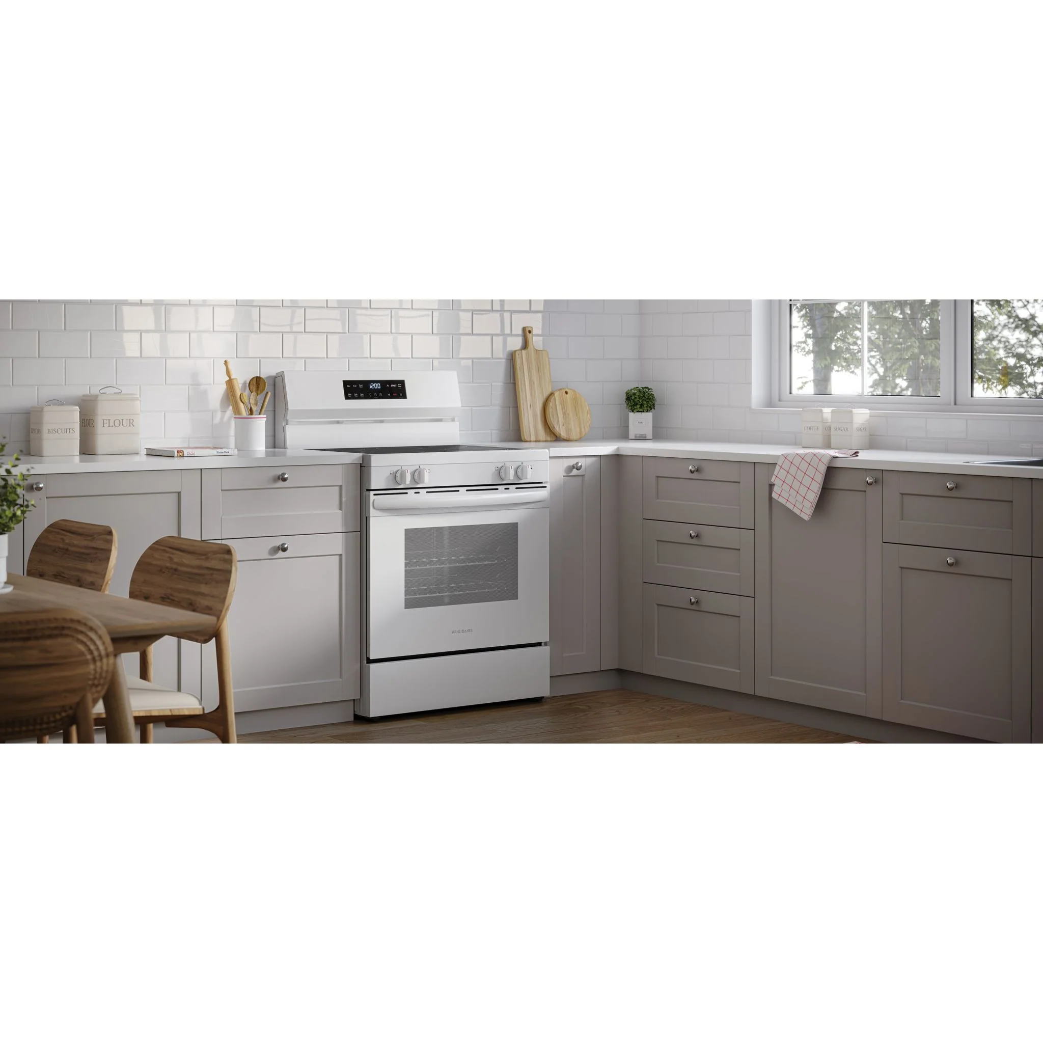Frigidaire 30" Electric Range with the EvenTemp® - White ( FCRE306CAW ) - Image 8