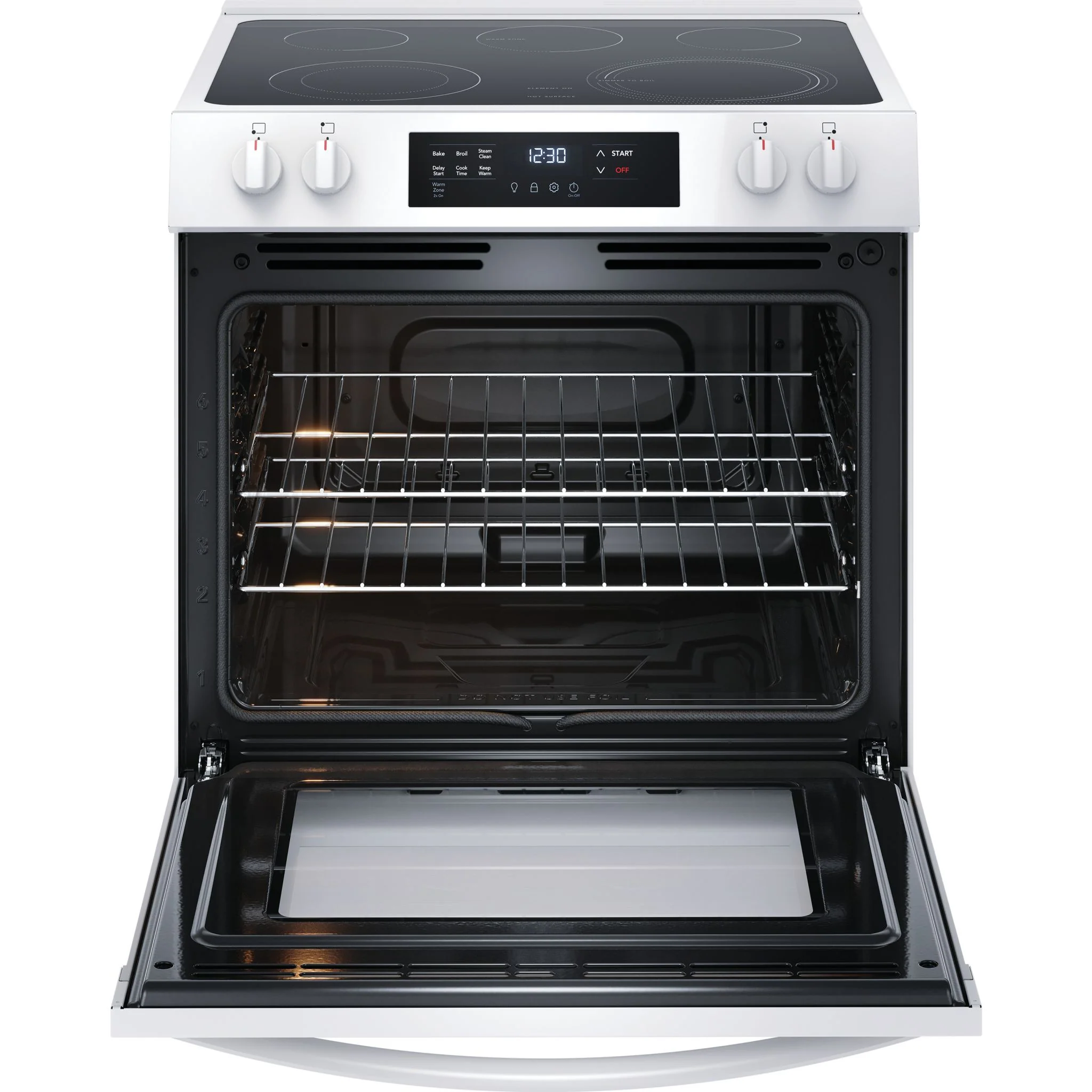 Frigidaire 30" Front Control Electric Range - White ( FCFE306CAW ) - Image 7