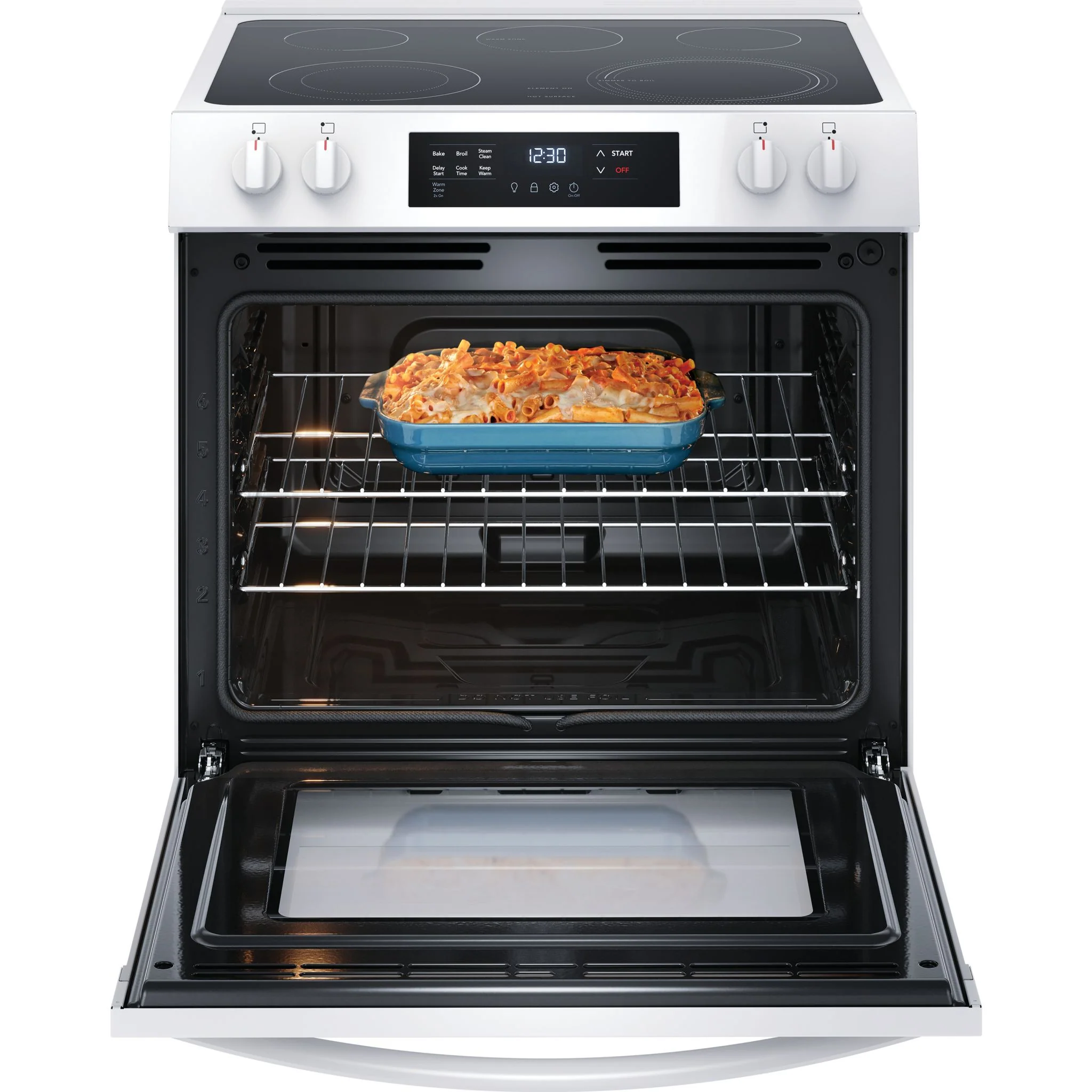 Frigidaire 30" Front Control Electric Range - White ( FCFE306CAW ) - Image 8