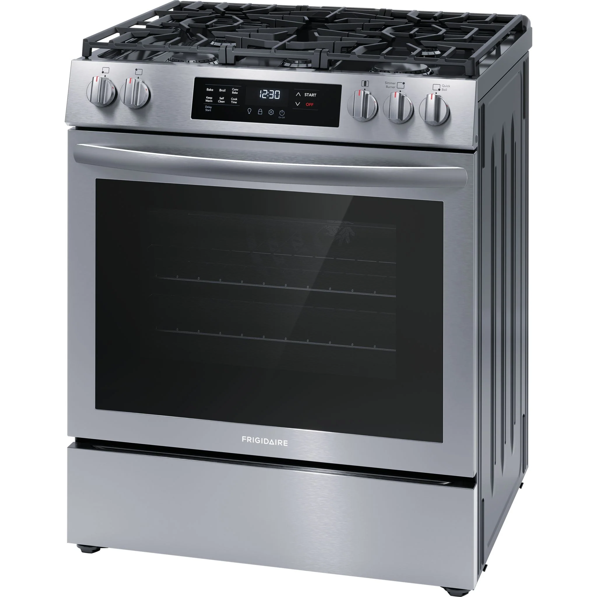 Frigidaire 30" Gas Range (FCFG3083AS) - Stainless Steel - Image 2