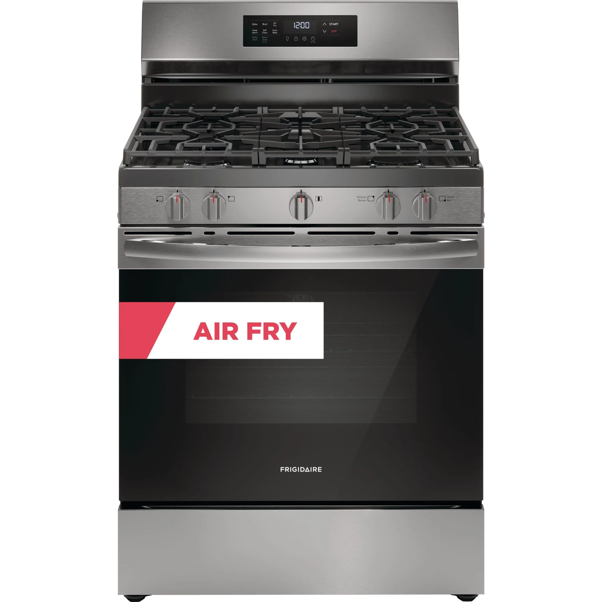 Frigidaire 30" Gas Range with Air Fry - Stainless Steel ( FCRG3083AS ) - Image 2
