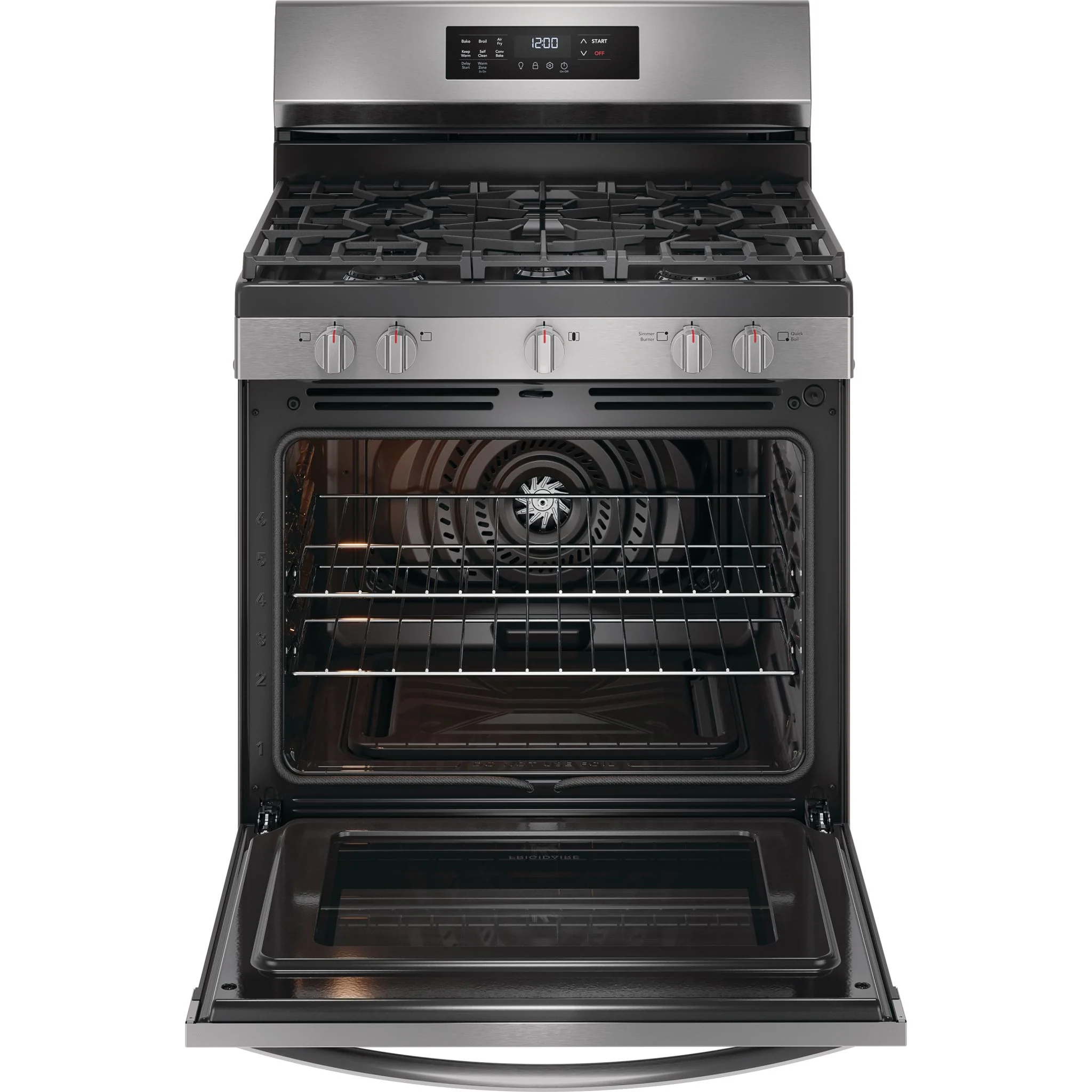 Frigidaire 30" Gas Range with Air Fry - Stainless Steel ( FCRG3083AS ) - Image 7