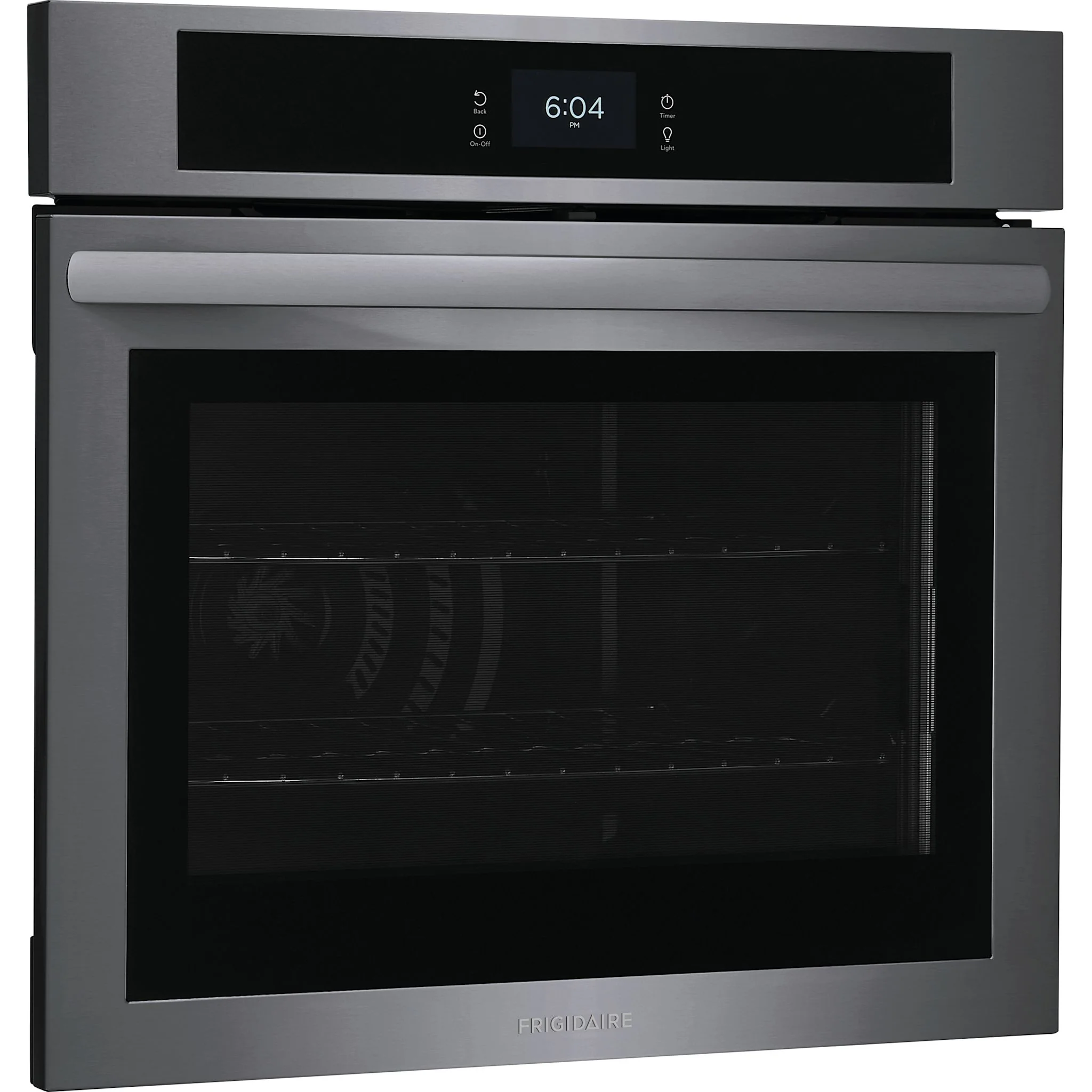 Frigidaire 30" Single Electric Wall Oven with Fan Convection - Black Stainless ( FCWS3027AD ) - Image 4