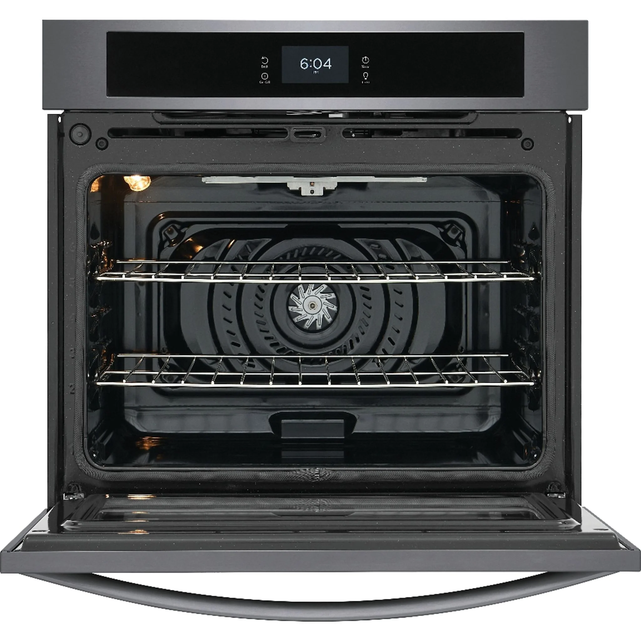 Frigidaire 30" Single Electric Wall Oven with Fan Convection - Black Stainless ( FCWS3027AD ) - Image 5