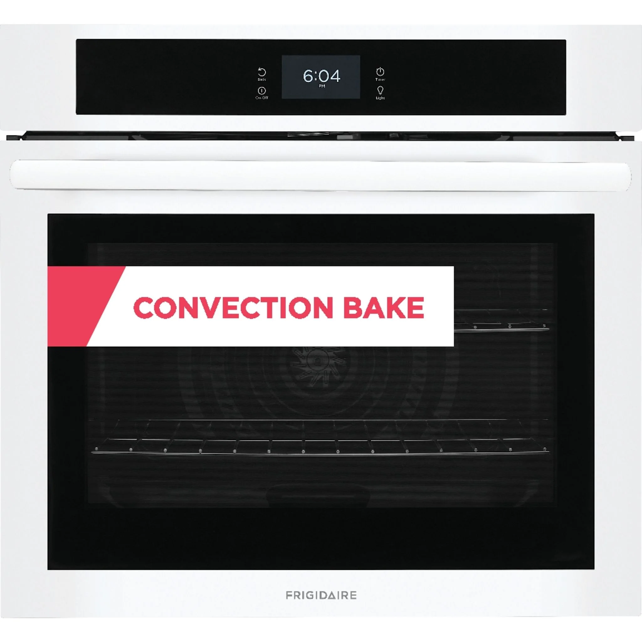 Frigidaire 30" Single Electric Wall Oven with Fan Convection - White ( FCWS3027AW ) - Image 2