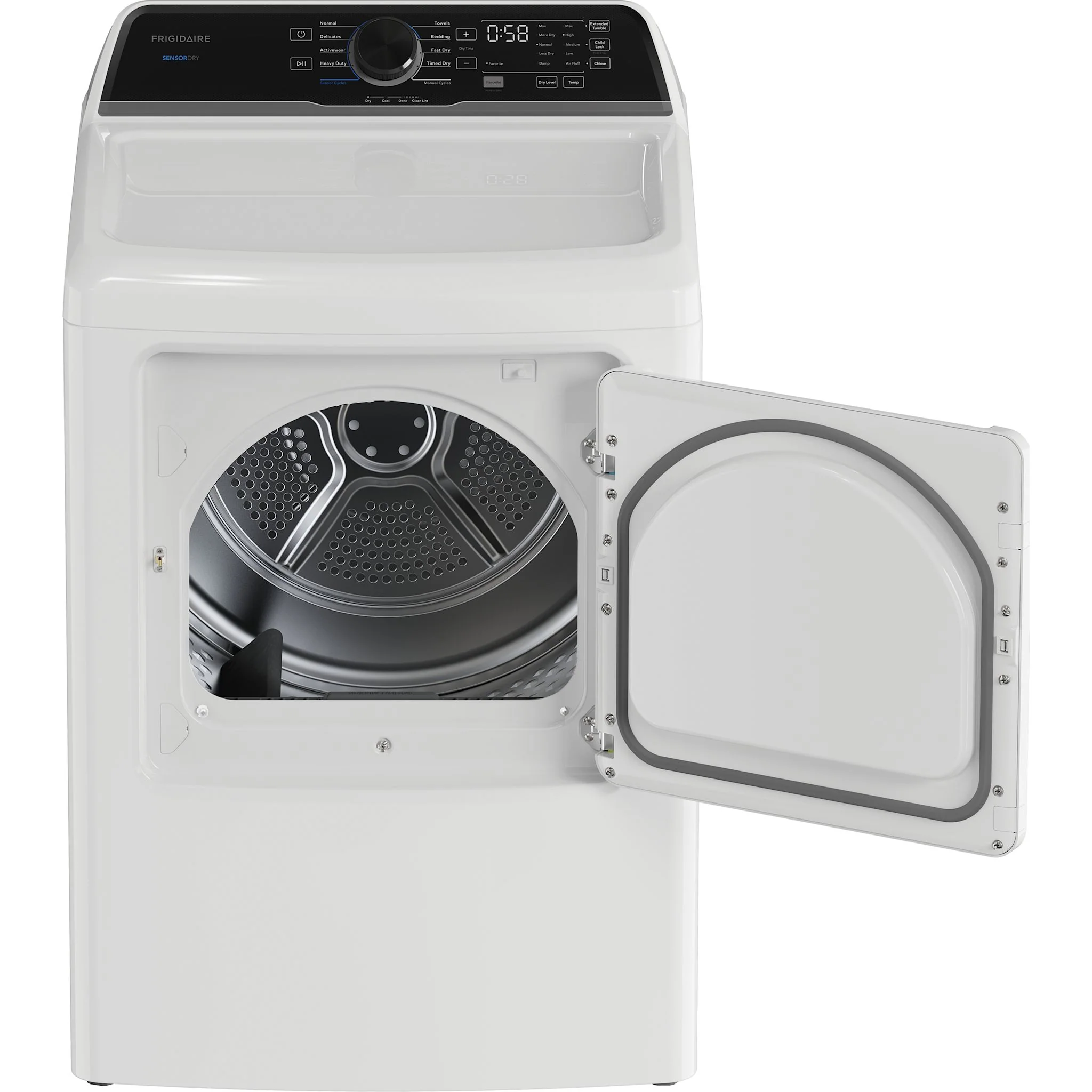 Frigidaire 7 Cu. Ft. Electric Dryer - White ( FLVE752CBW ) - Image 3