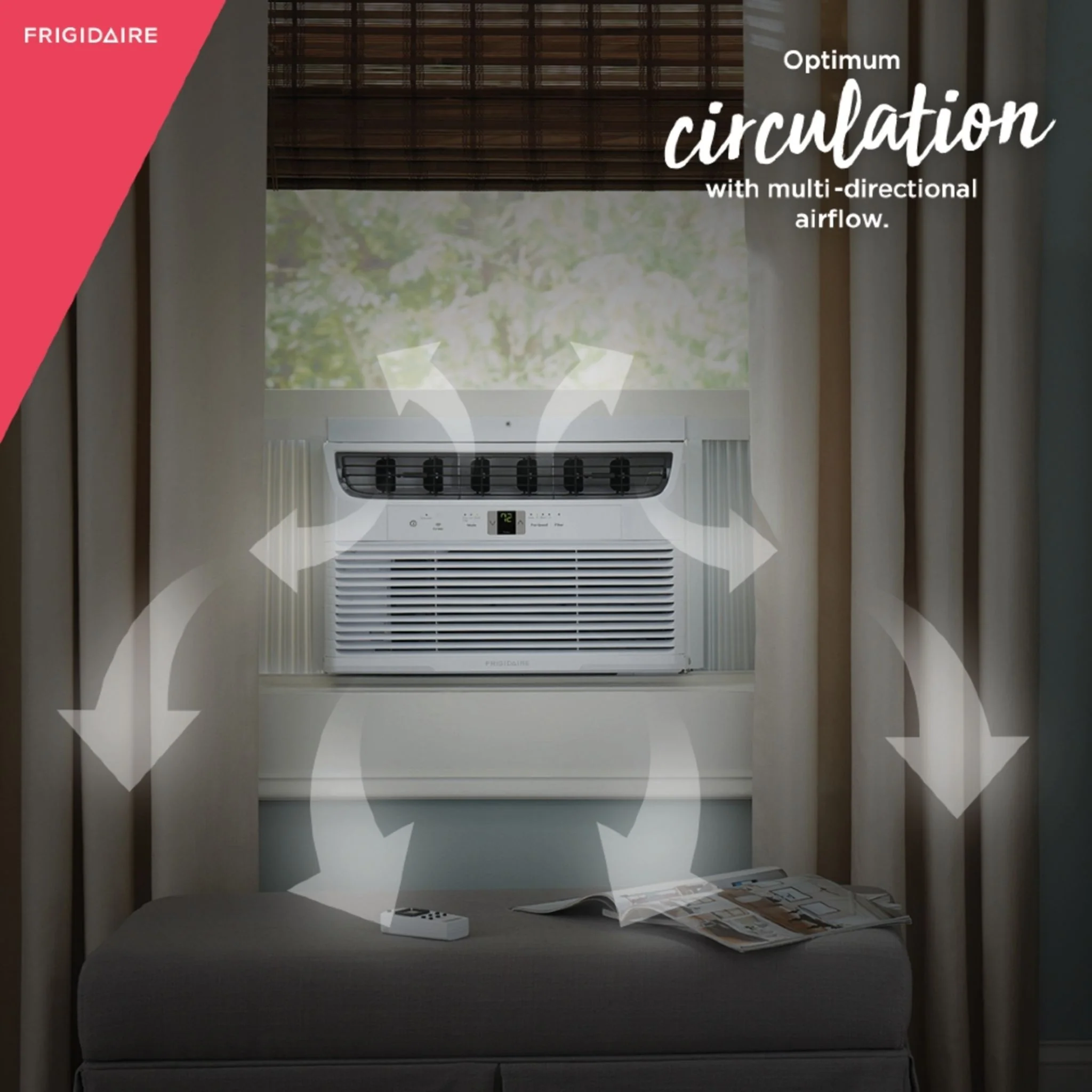 Frigidaire 8,000 BTU Window Room Air Conditioner - White ( FHWC083TC1 ) - Image 5