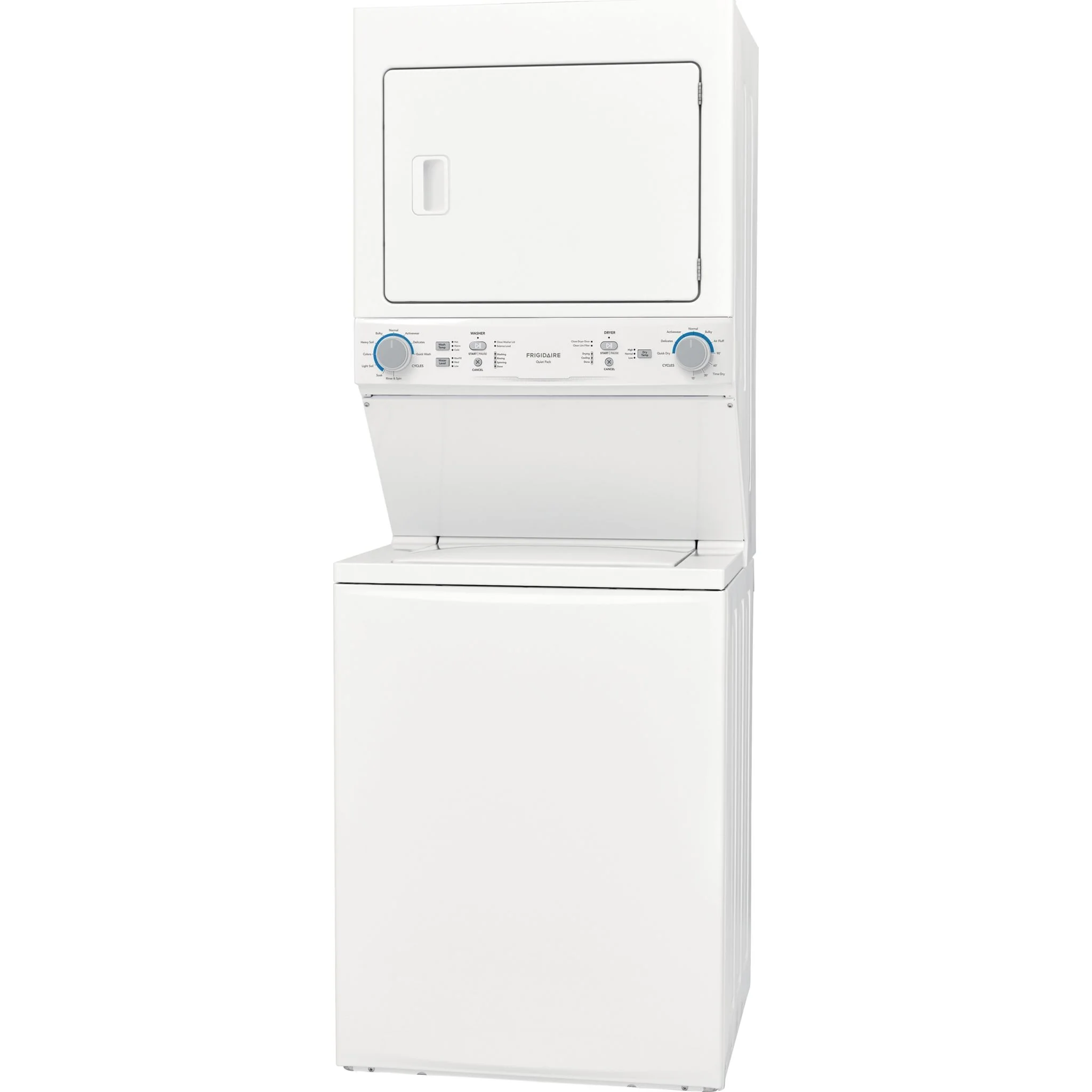 Frigidaire Electric Washer/Dryer Laundry Center - 4.5 Cu. Ft I.E.C. Washer and 5.5 Cu. Ft. Dryer - White ( FLCE752CAW ) - Image 2