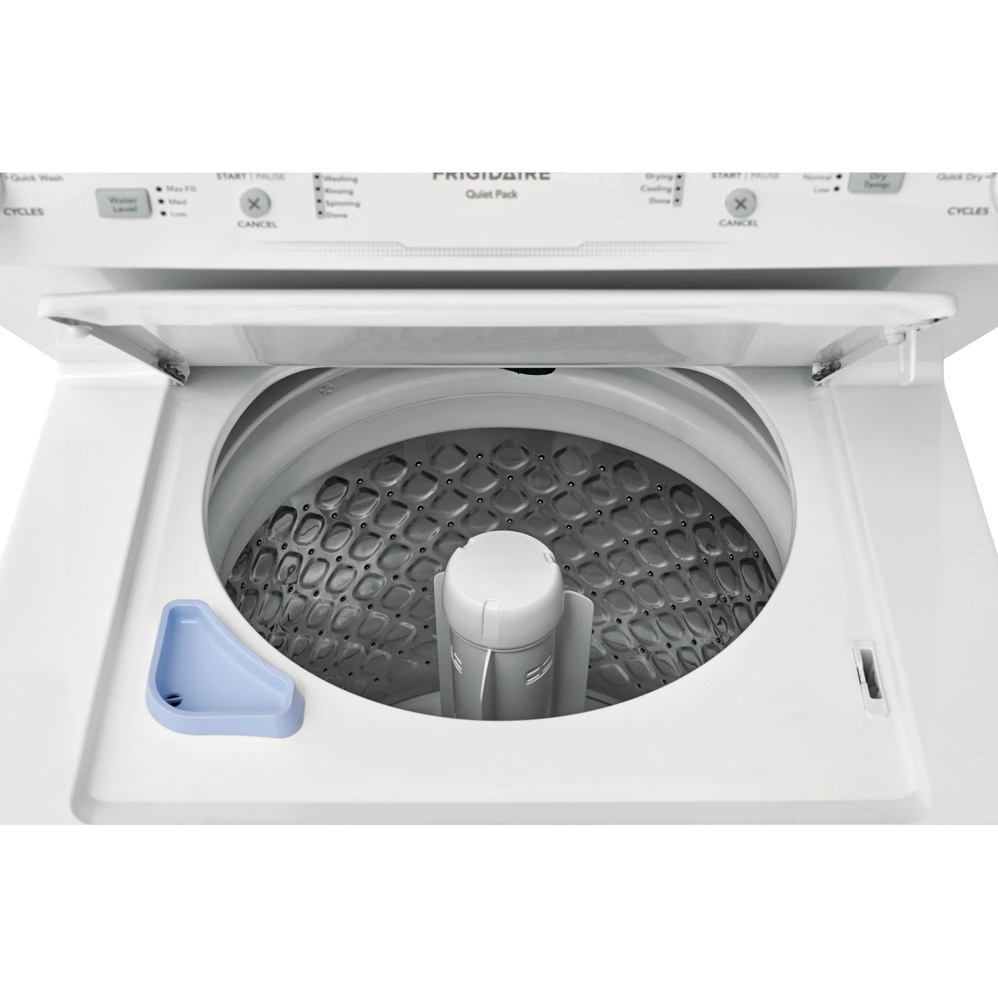 Frigidaire Electric Washer/Dryer Laundry Center - 4.5 Cu. Ft I.E.C. Washer and 5.5 Cu. Ft. Dryer - White ( FLCE752CAW ) - Image 4