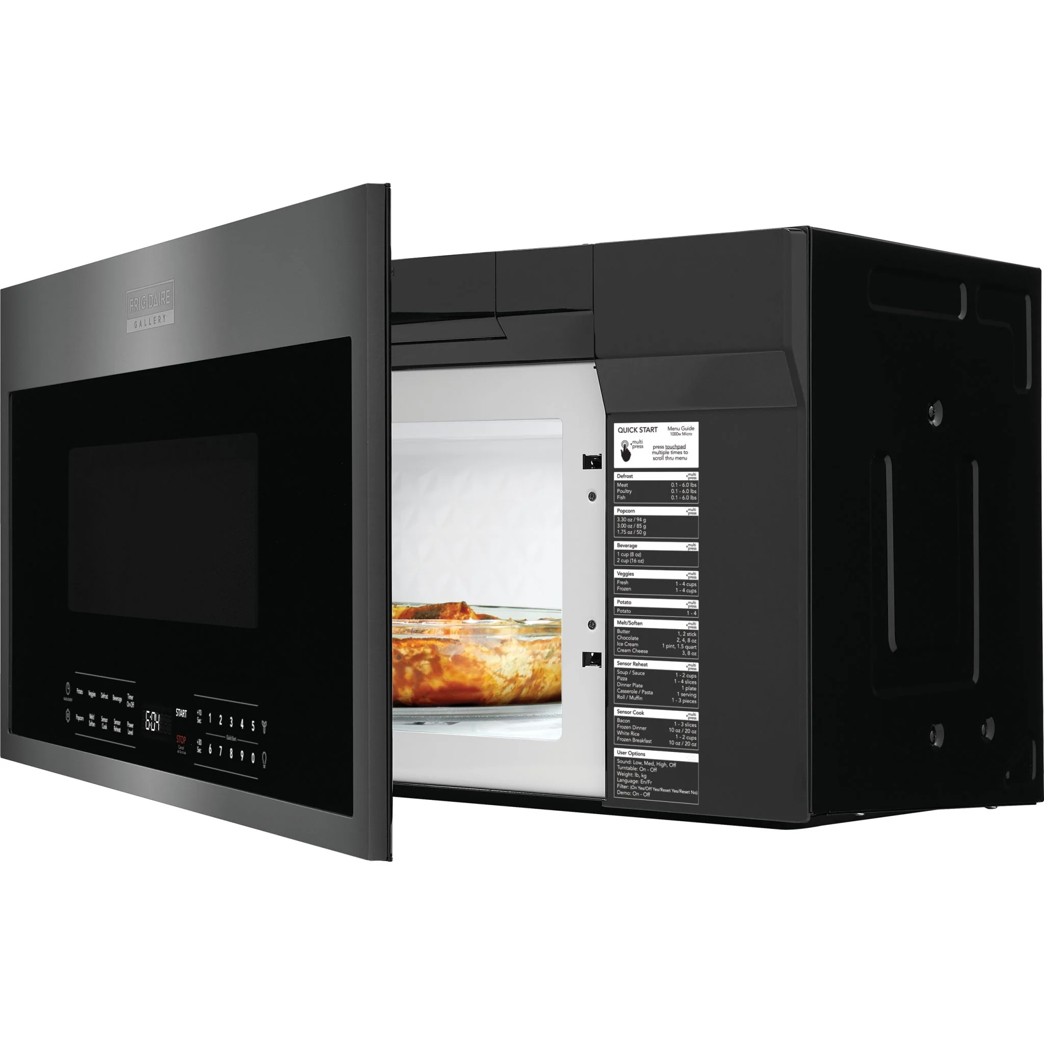 Frigidaire Gallery 1.9 Cu. Ft. Over-The-Range Microwave with Sensor Cook - Black Stainless ( GMOS1964AD ) - Image 6