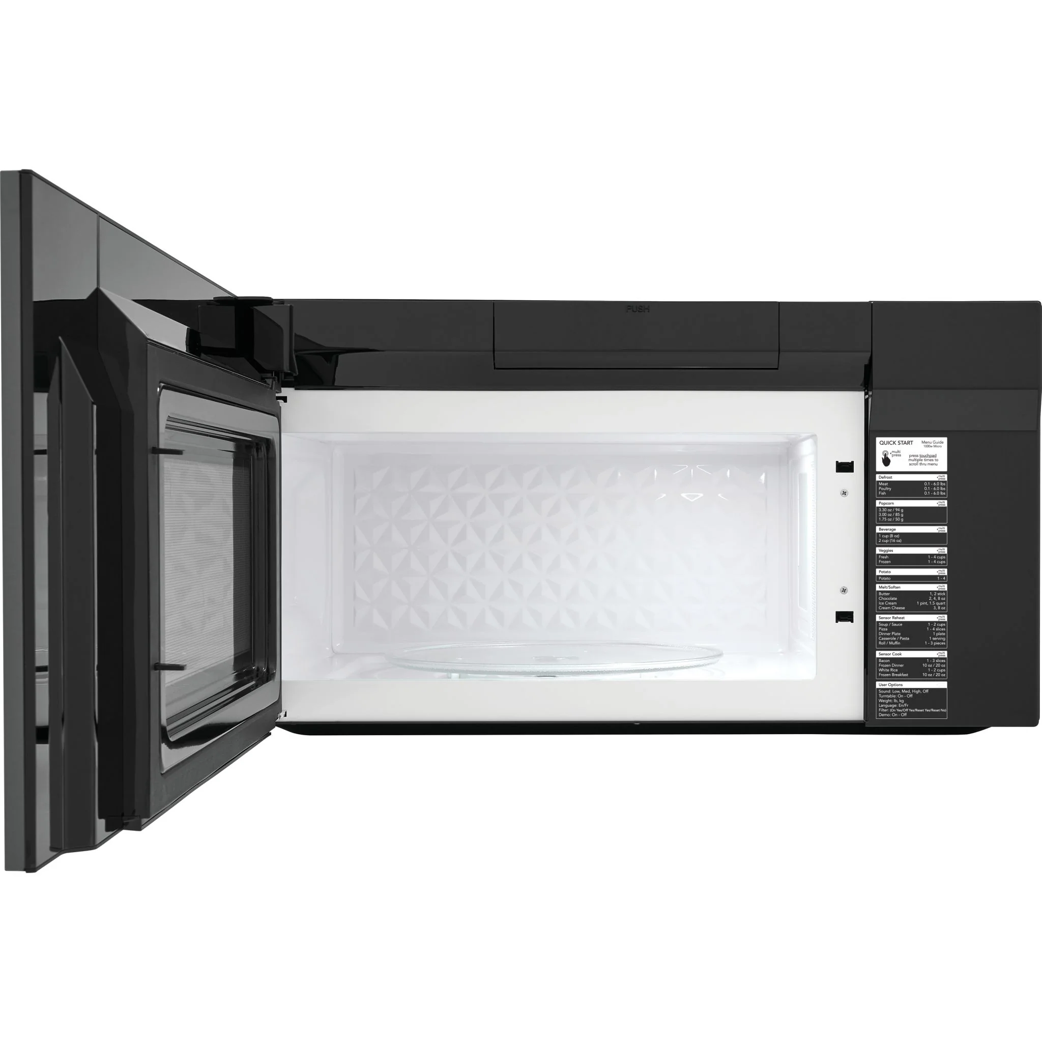 Frigidaire Gallery 1.9 Cu. Ft. Over-The-Range Microwave with Sensor Cook - Black Stainless ( GMOS1964AD ) - Image 7