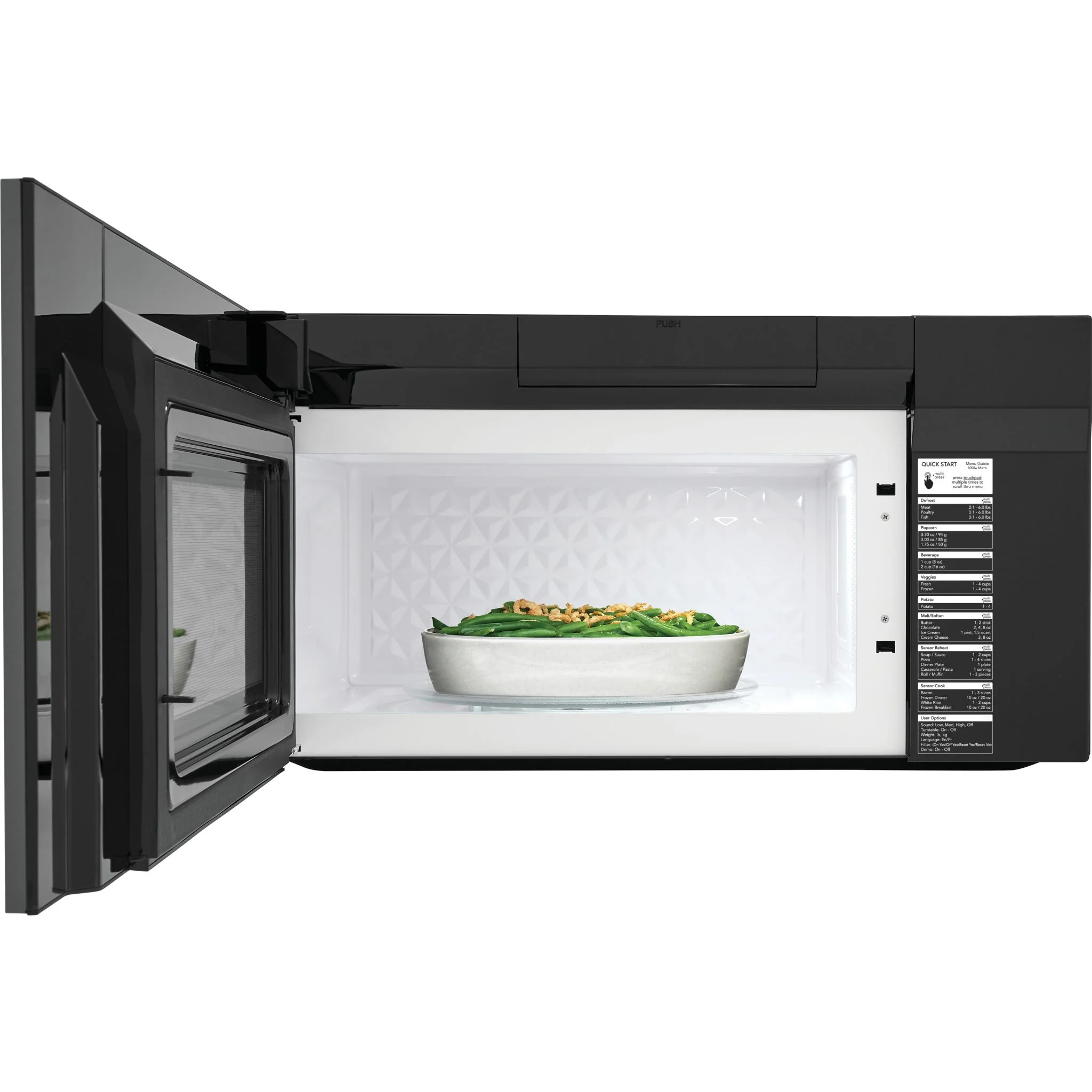 Frigidaire Gallery 1.9 Cu. Ft. Over-The-Range Microwave with Sensor Cook - Black Stainless ( GMOS1964AD ) - Image 8
