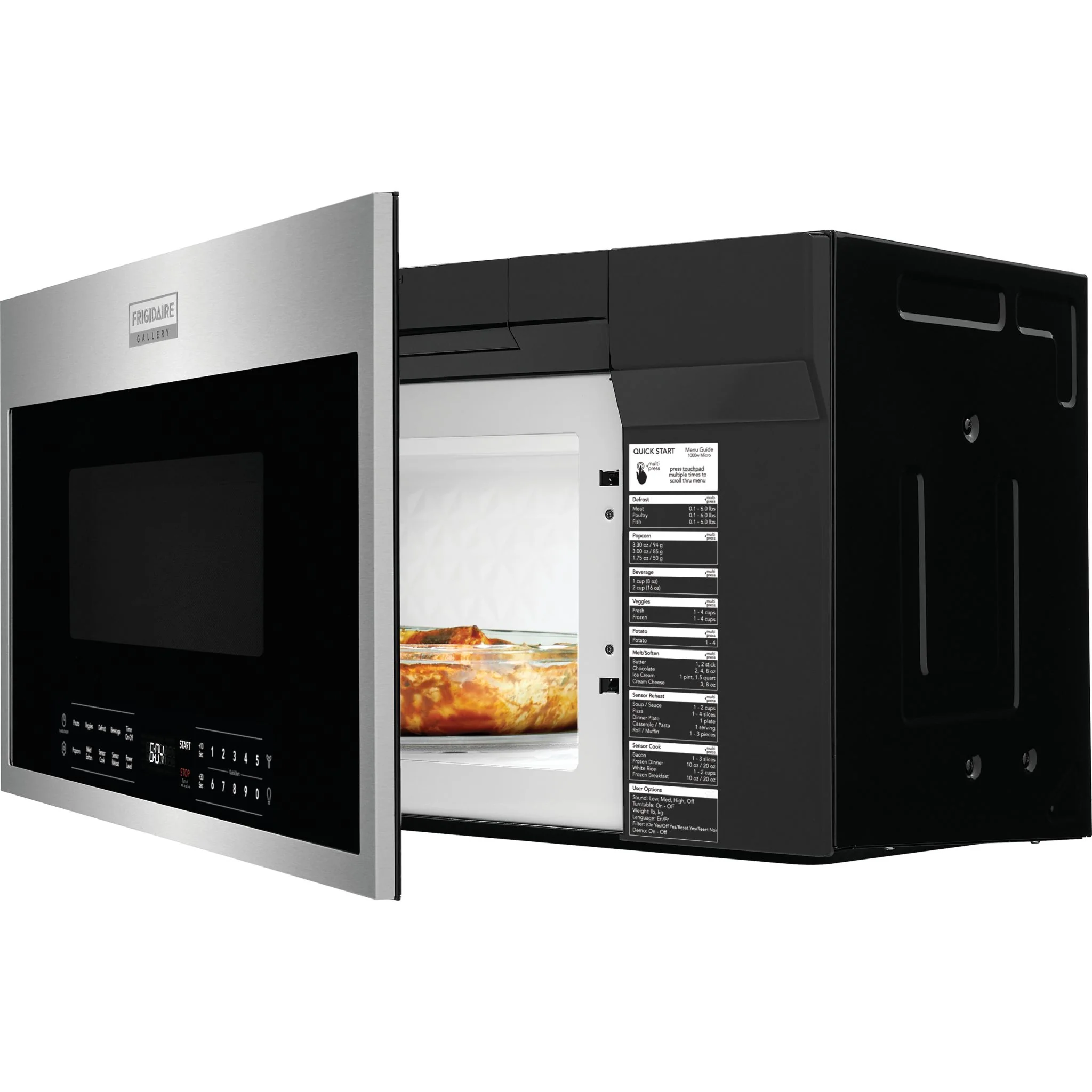 Frigidaire Gallery 1.9 Cu. Ft. Over-The-Range Microwave with Sensor Cook - Stainless Steel ( GMOS1964AF ) - Image 6