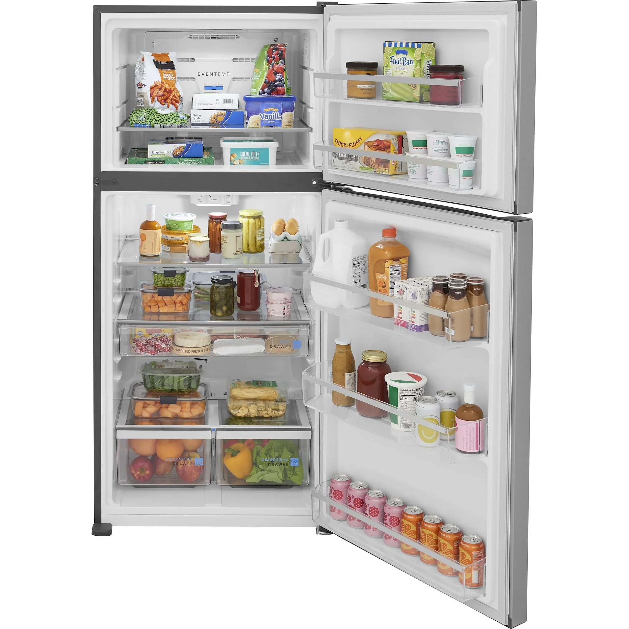 Frigidaire Gallery 20 Cu. Ft. Garage Ready Top Freezer Refrigerator - Stainless Steel ( GRTE2055AF ) - Image 7