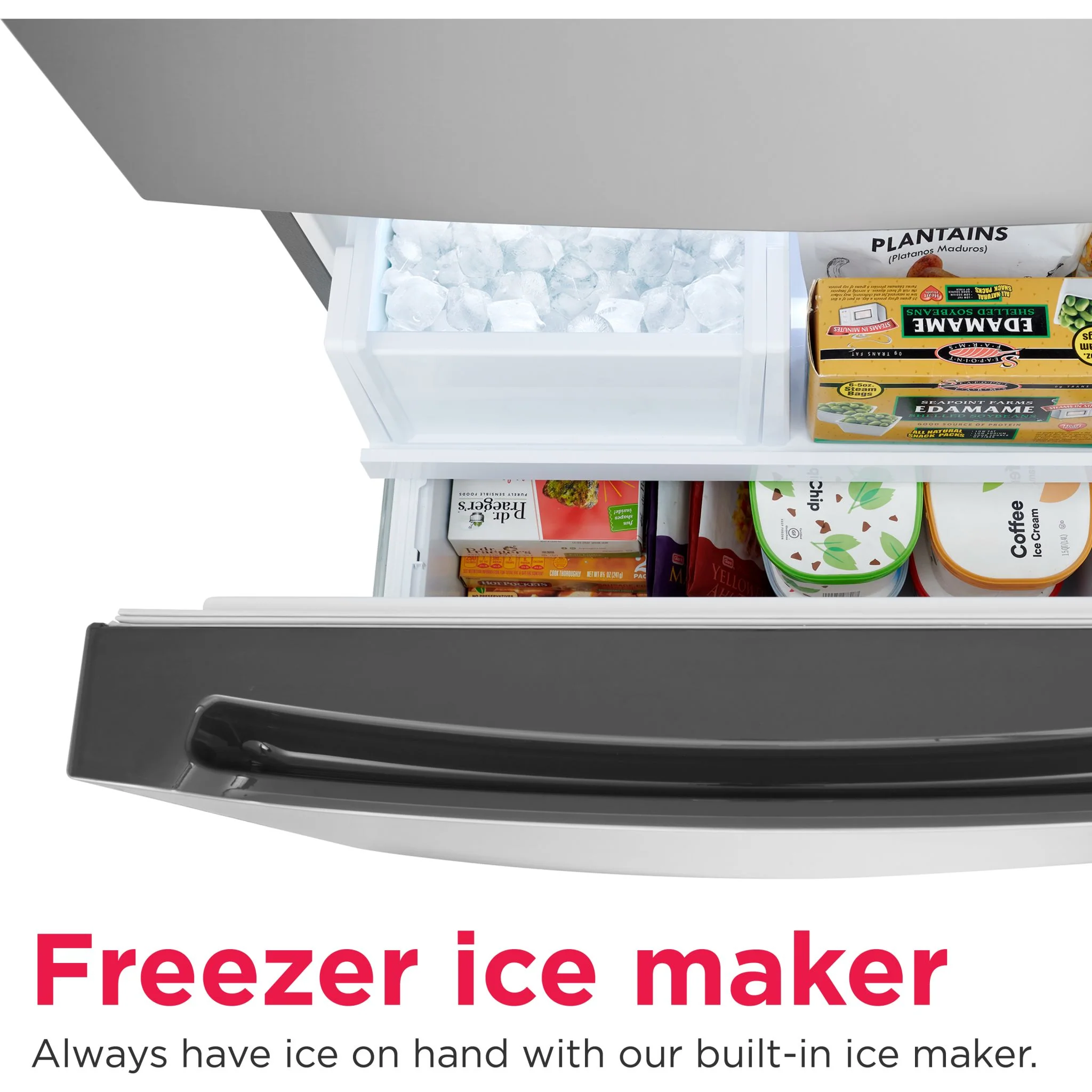 Frigidaire Gallery 20 Cu. Ft. Standard-Depth Bottom Freezer Refrigerator - Stainless Steel ( GRBN2012AF ) - Image 4
