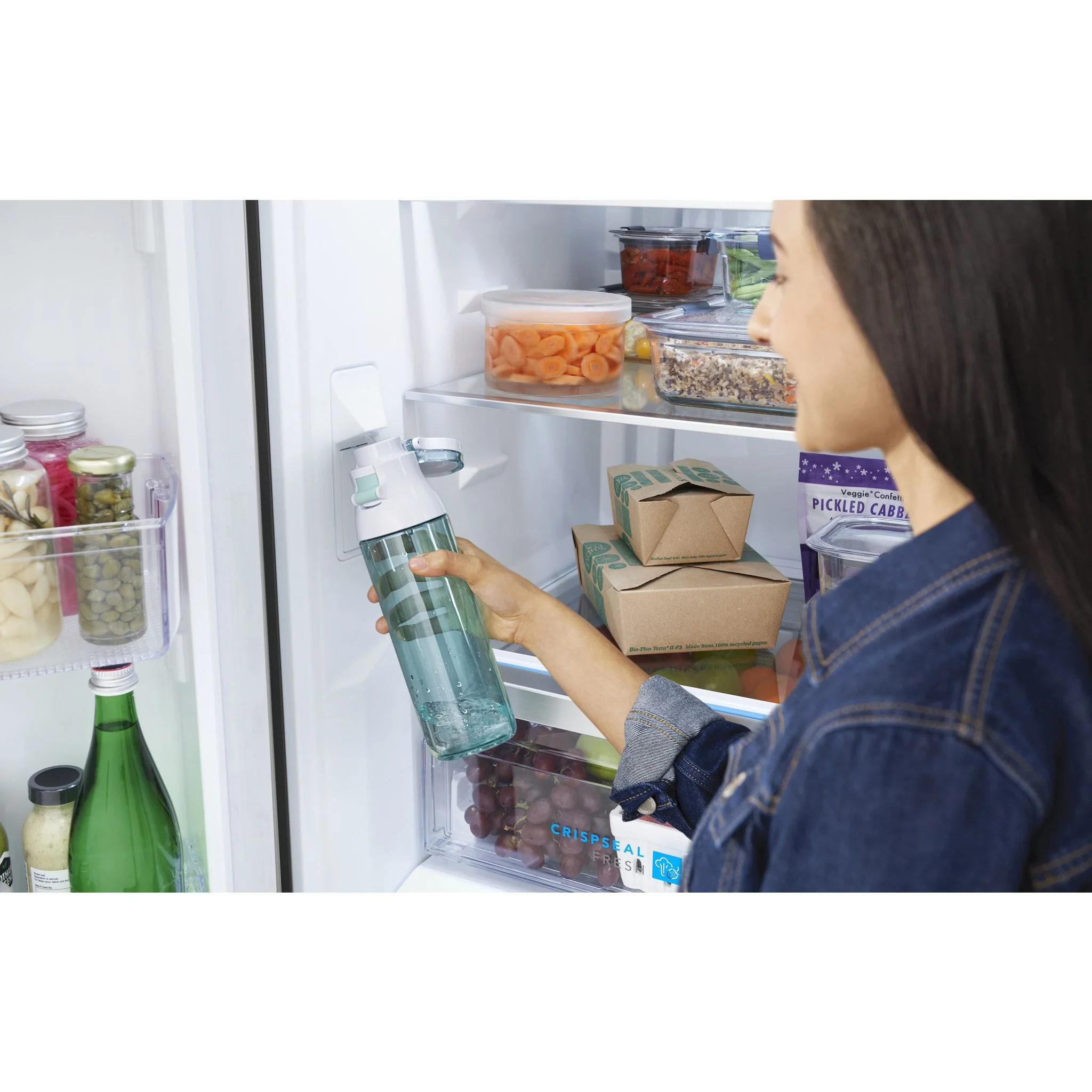 Frigidaire Gallery 20 Cu. Ft. Standard-Depth French Door Refrigerator - Stainless Steel ( GRFN2023AF ) - Image 13