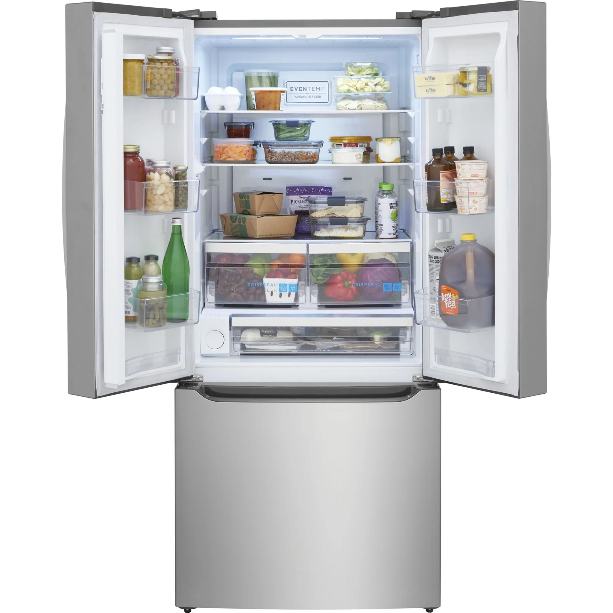 Frigidaire Gallery 20 Cu. Ft. Standard-Depth French Door Refrigerator - Stainless Steel ( GRFN2023AF ) - Image 4