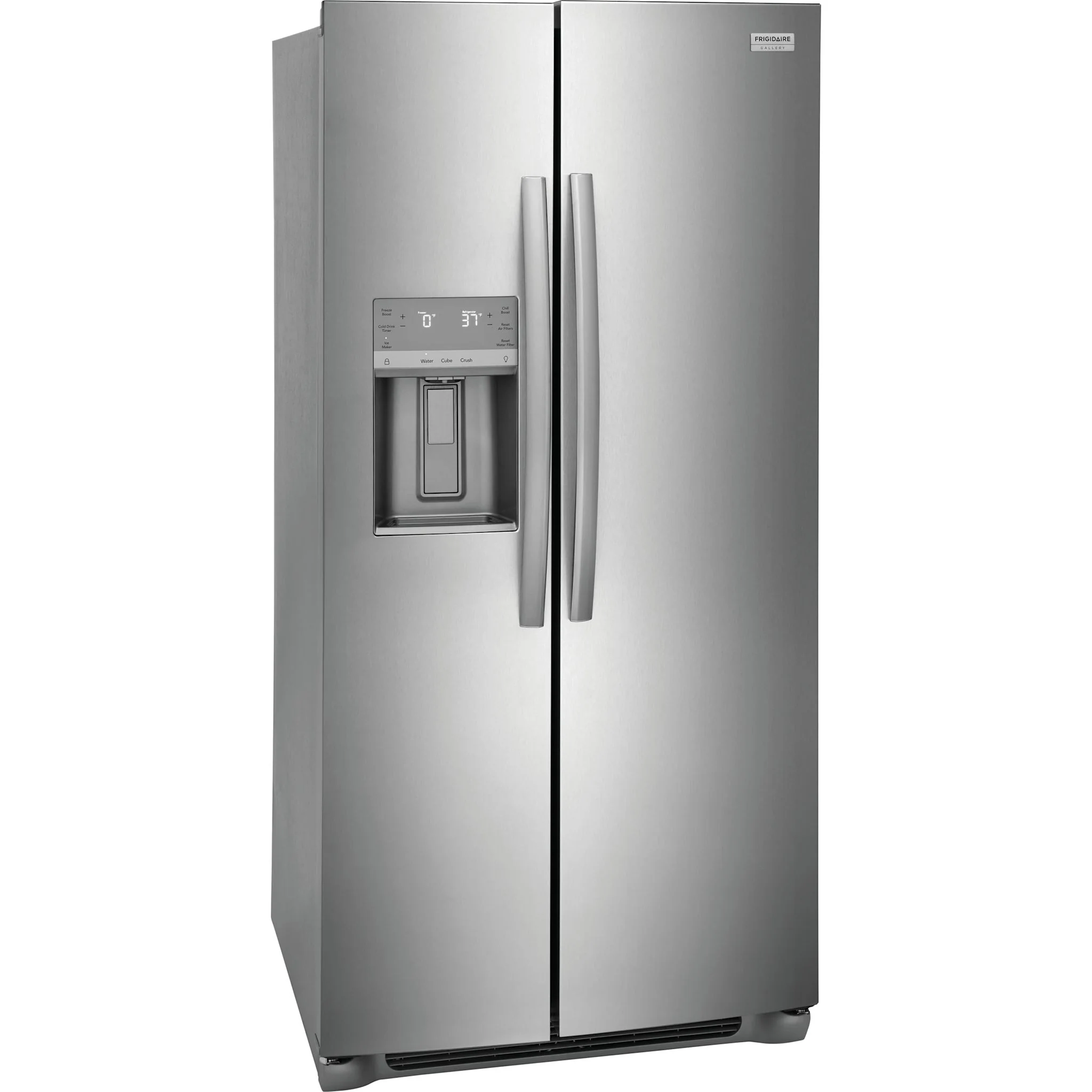 Frigidaire Gallery 22 Cu. Ft. 33" Standard Depth Side by Side Refrigerator - Stainless Steel ( GRSS2352AF ) - Image 3