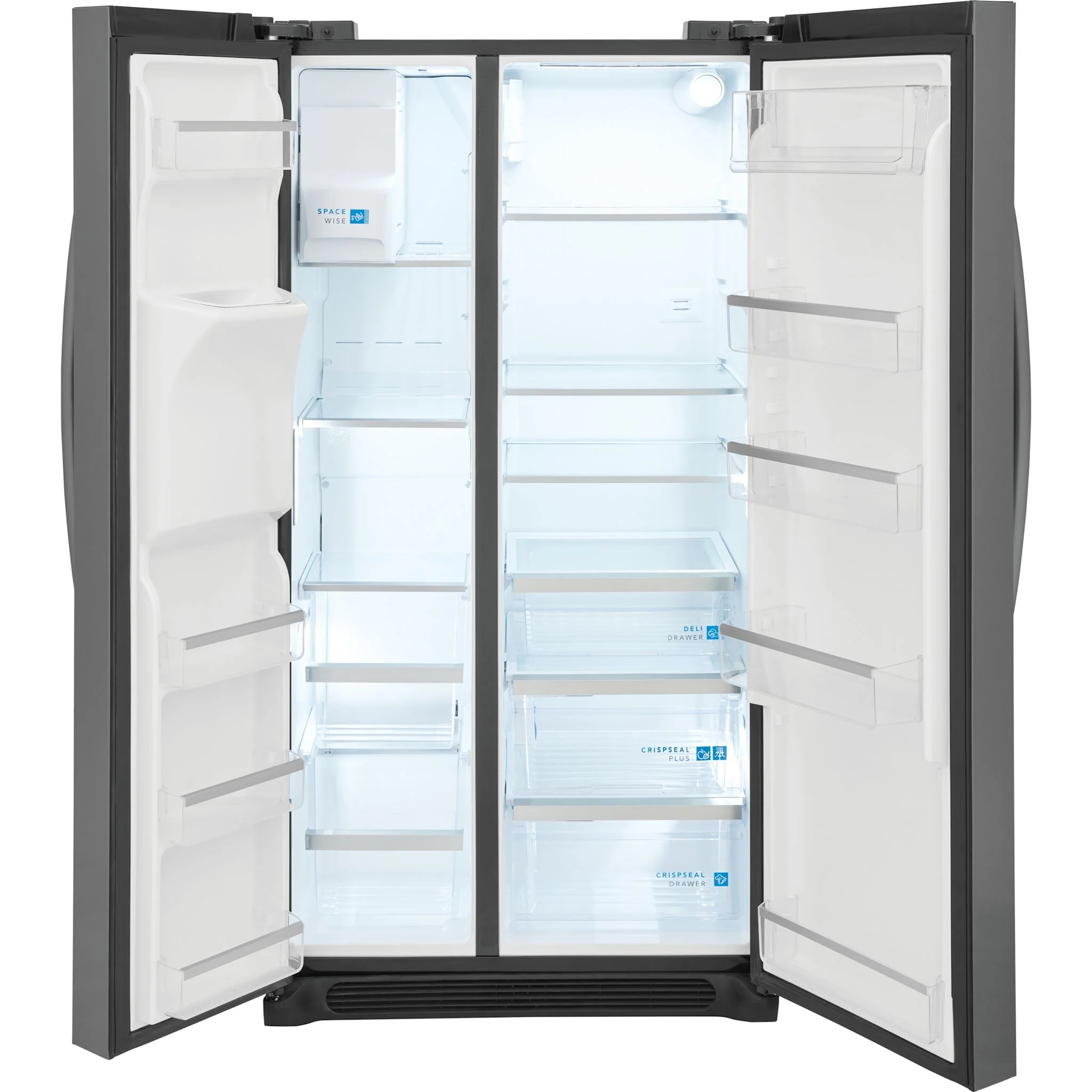 Frigidaire Gallery 22 Cu. Ft. 36" Counter Depth Side by Side Refrigerator - Black Stainless ( GRSC2352AD ) - Image 13