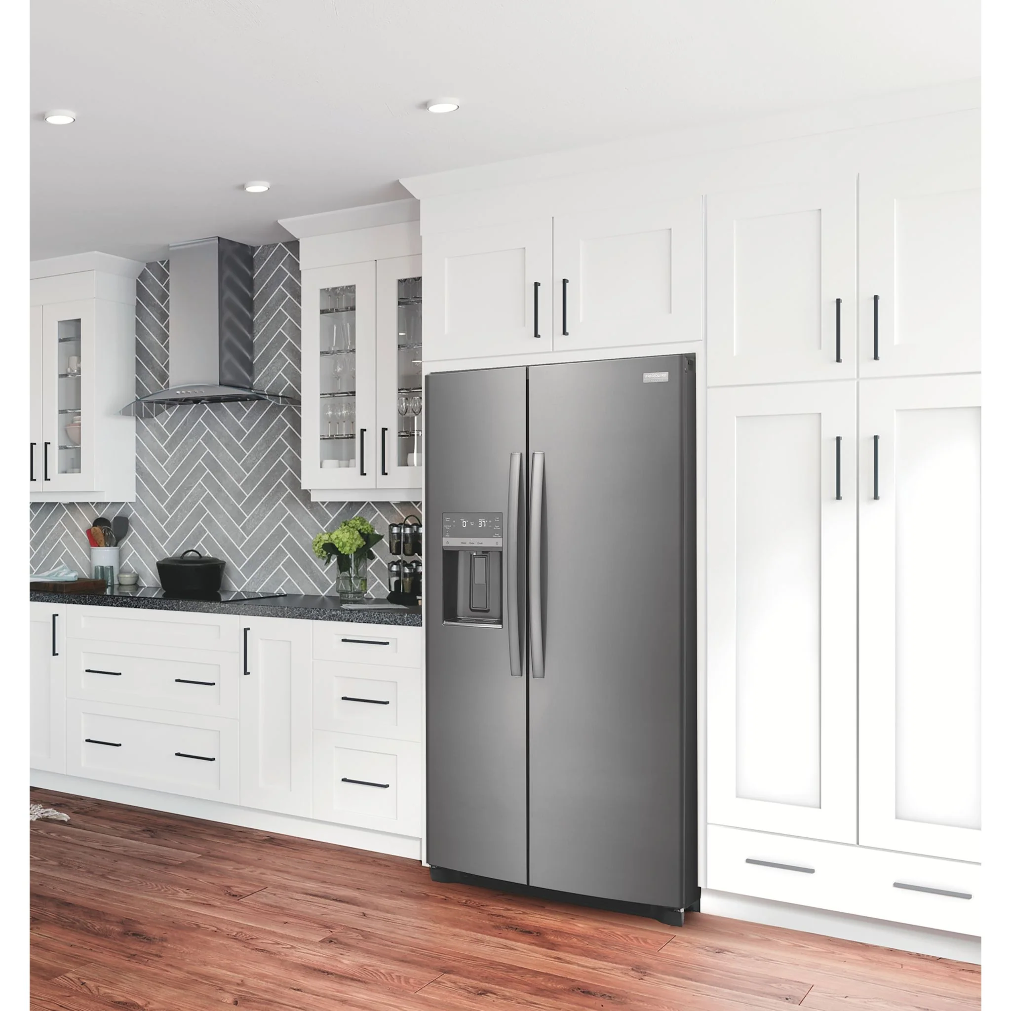 Frigidaire Gallery 22 Cu. Ft. 36" Counter Depth Side by Side Refrigerator - Black Stainless ( GRSC2352AD ) - Image 16