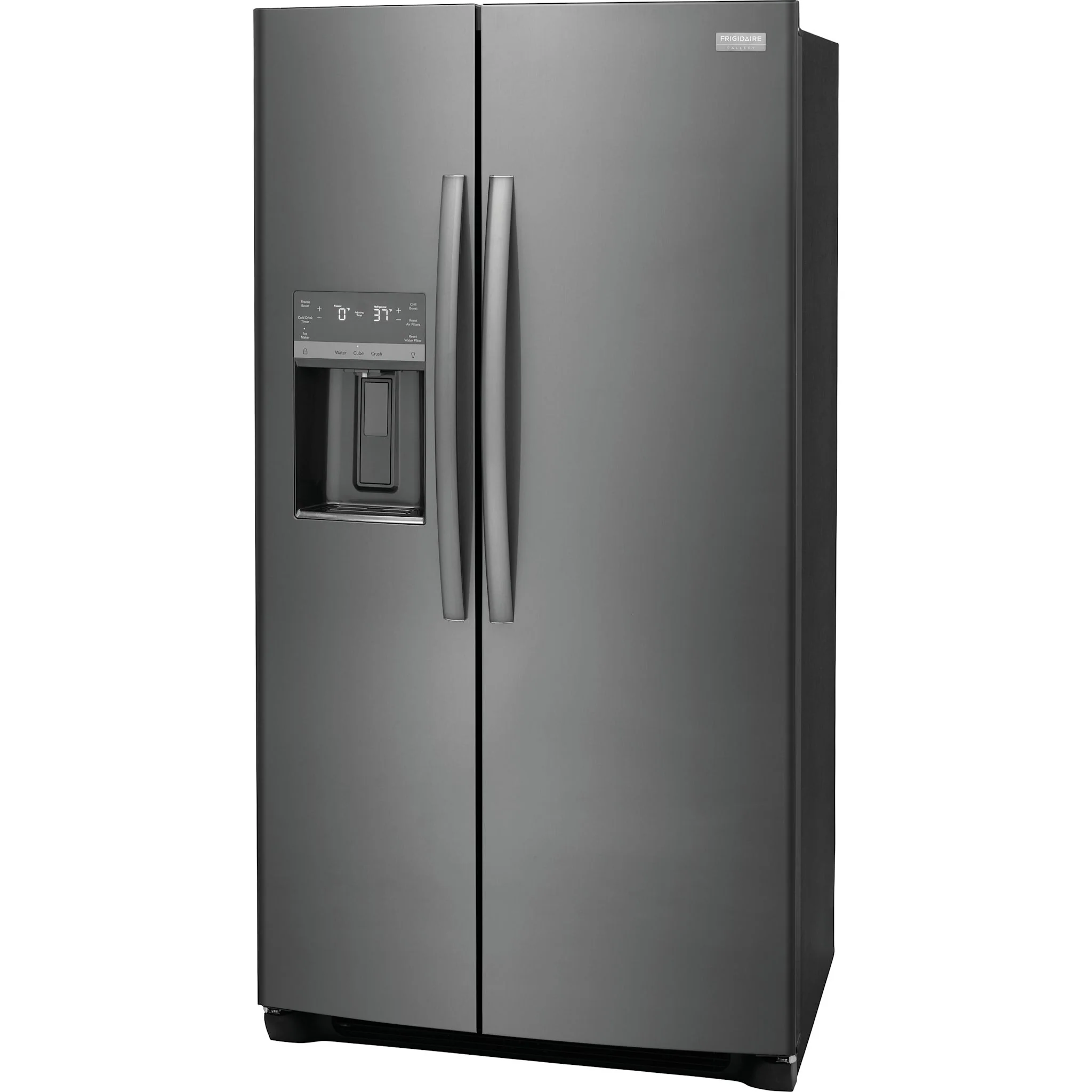 Frigidaire Gallery 22 Cu. Ft. 36" Counter Depth Side by Side Refrigerator - Black Stainless ( GRSC2352AD ) - Image 3