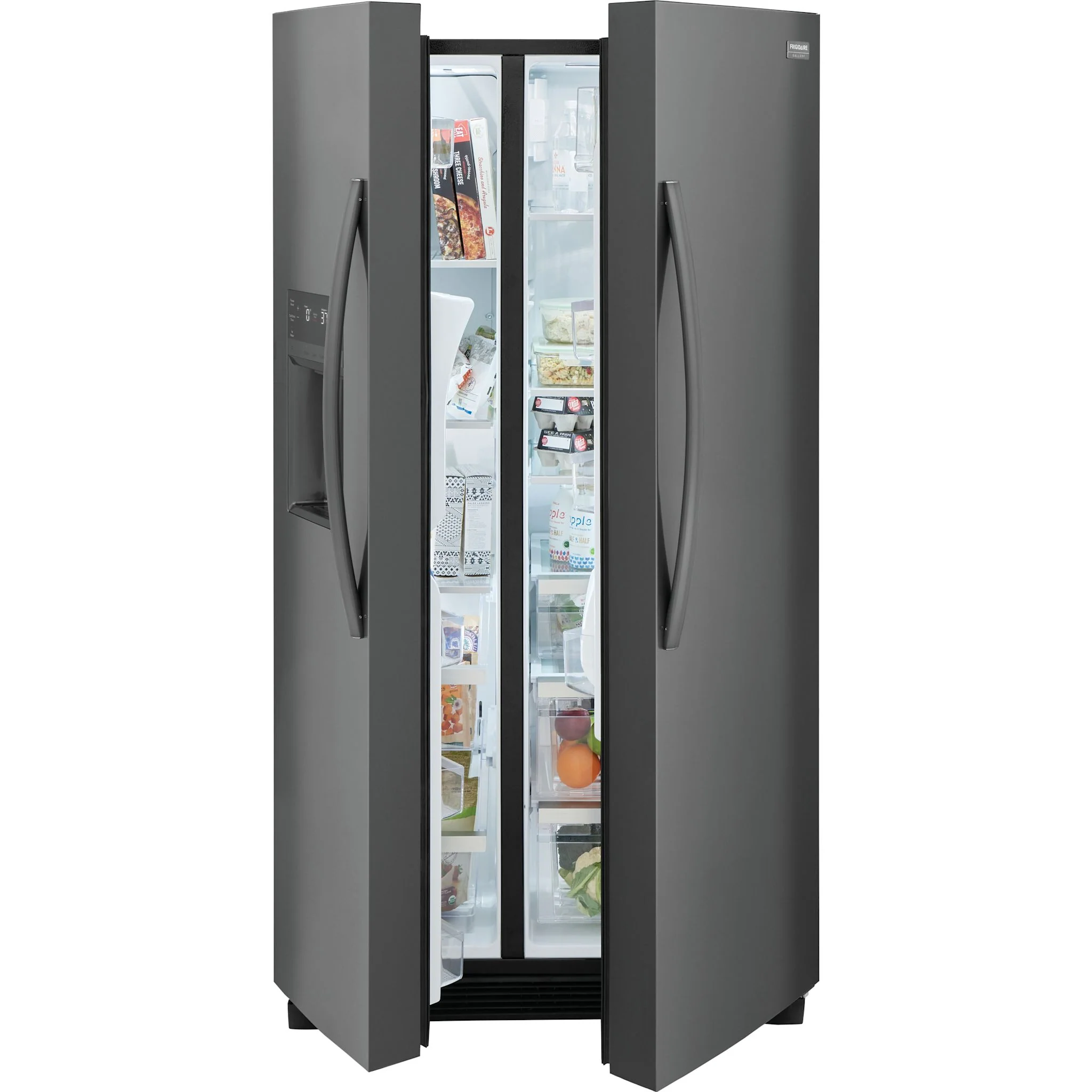 Frigidaire Gallery 22 Cu. Ft. 36" Counter Depth Side by Side Refrigerator - Black Stainless ( GRSC2352AD ) - Image 4