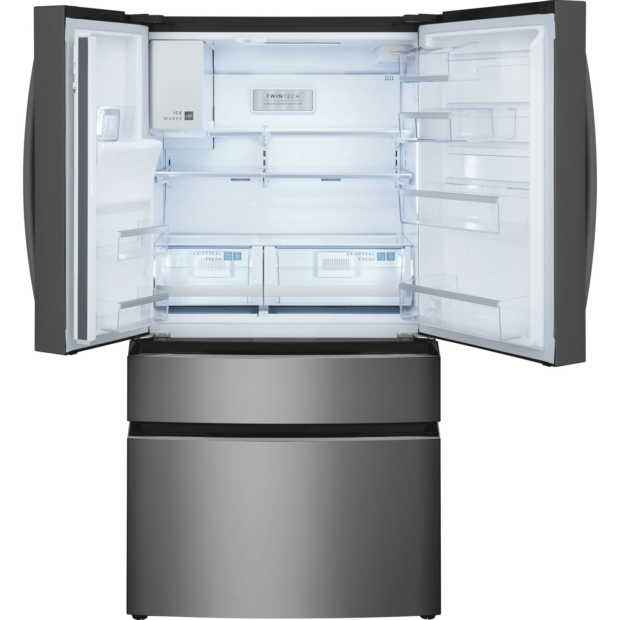 Frigidaire Gallery 22 Cu. Ft. Counter-Depth 4-Door French Door Refrigerator - Black Stainless ( GRMC2273CD ) - Image 15