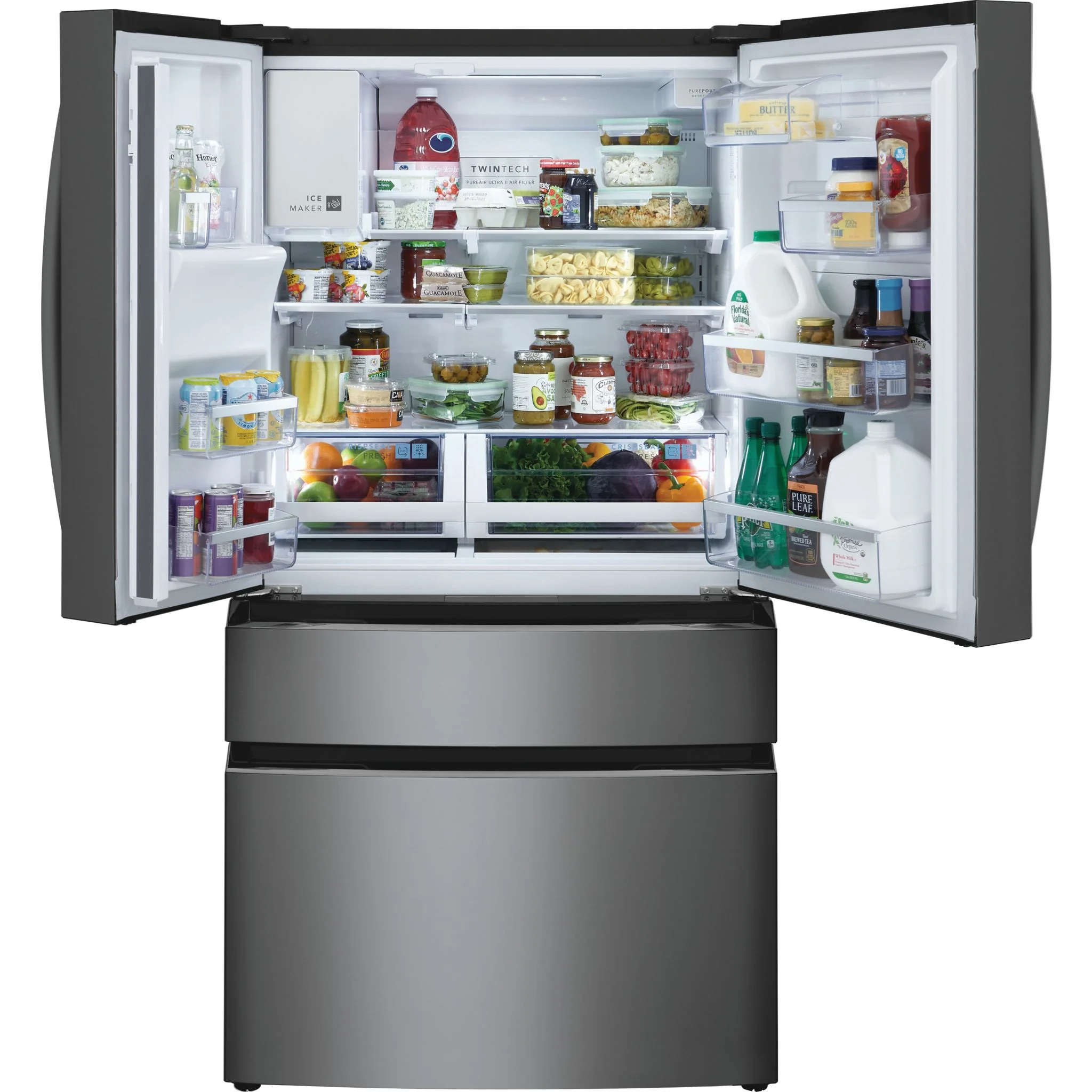 Frigidaire Gallery 22 Cu. Ft. Counter-Depth 4-Door French Door Refrigerator - Black Stainless ( GRMC2273CD ) - Image 16