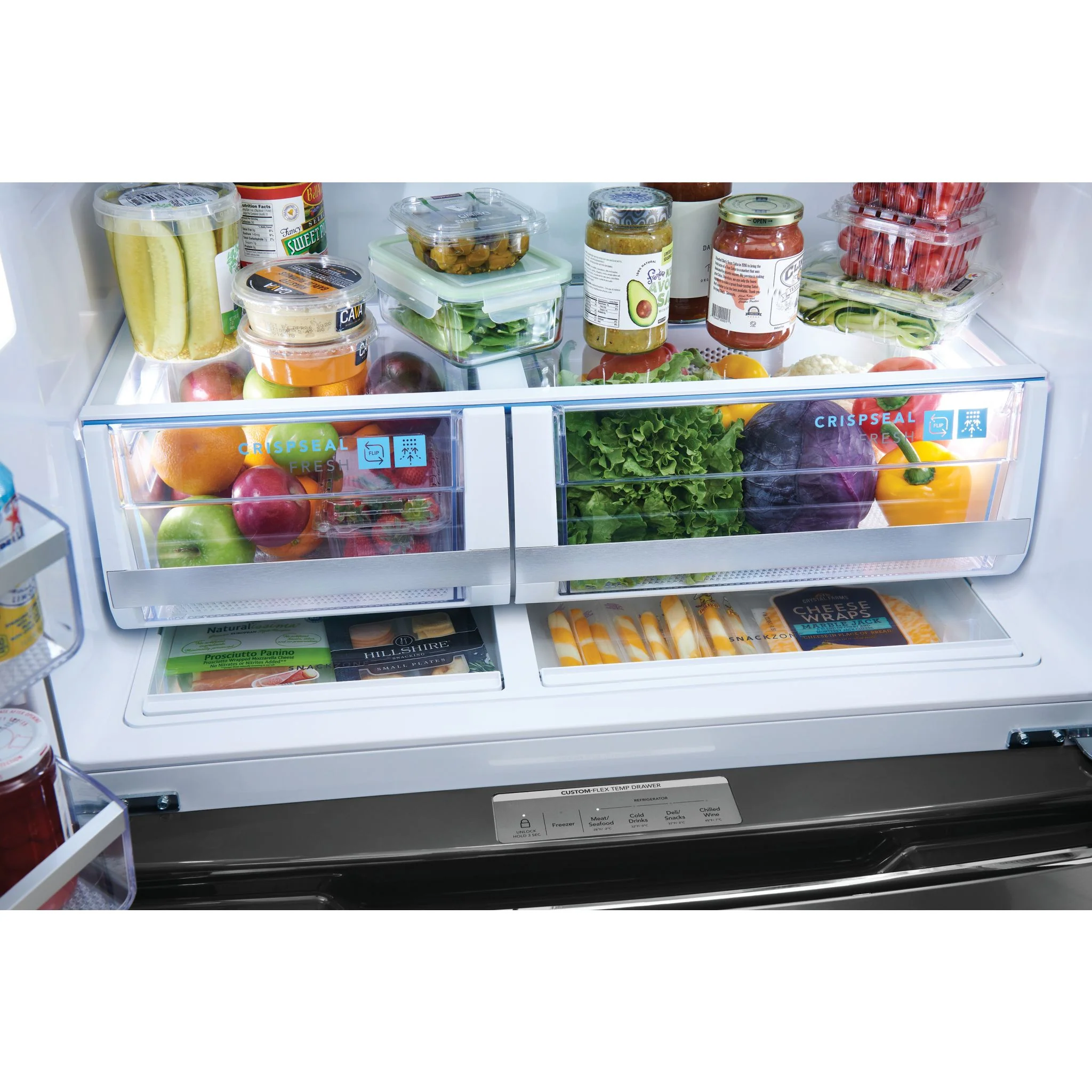 Frigidaire Gallery 22 Cu. Ft. Counter-Depth 4-Door French Door Refrigerator - Black Stainless ( GRMC2273CD ) - Image 21