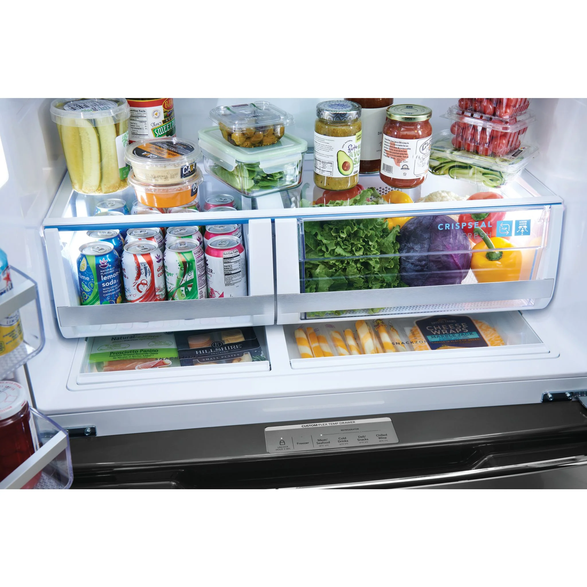 Frigidaire Gallery 22 Cu. Ft. Counter-Depth 4-Door French Door Refrigerator - Stainless Steel ( GRMC2273CF ) - Image 13