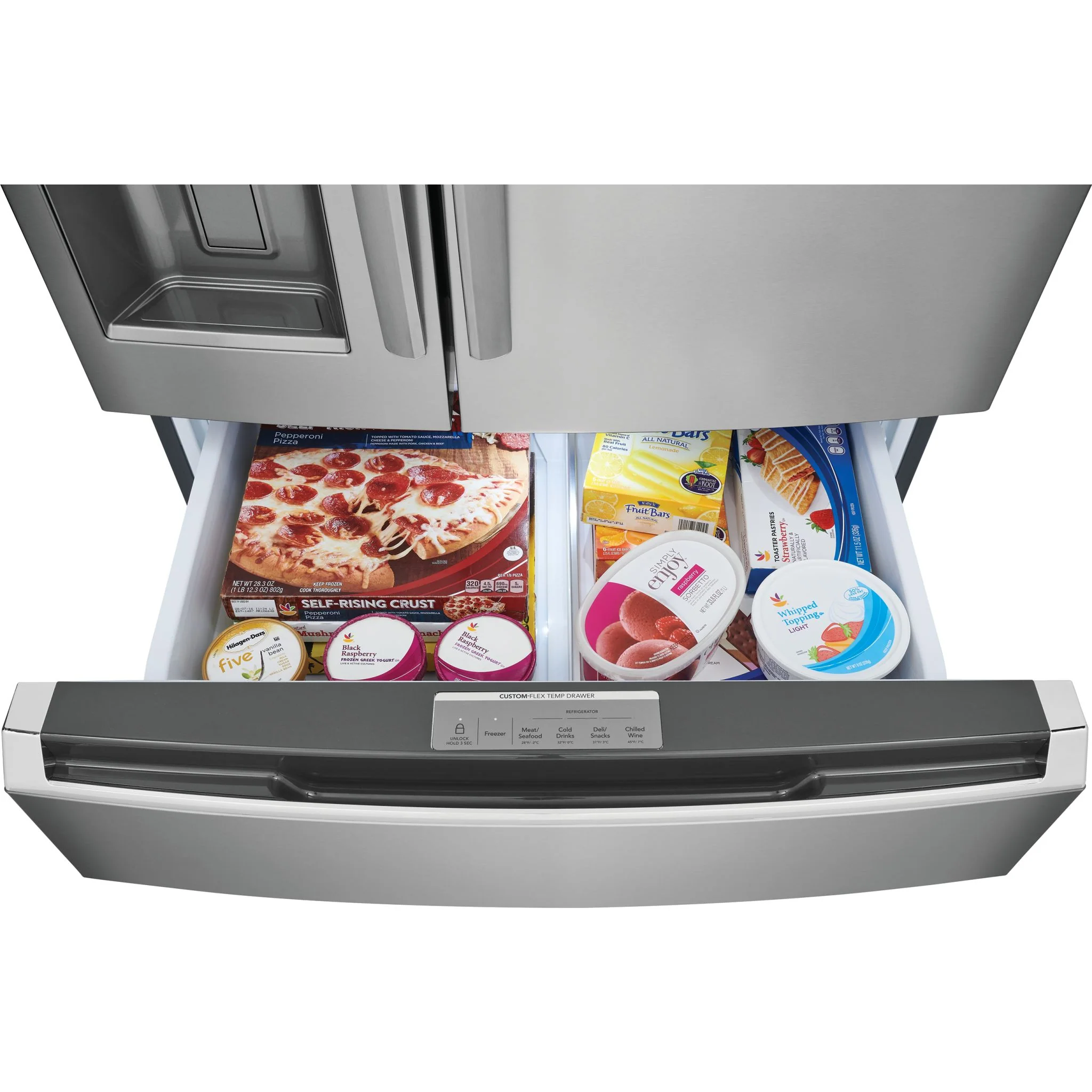 Frigidaire Gallery 22 Cu. Ft. Counter-Depth 4-Door French Door Refrigerator - Stainless Steel ( GRMC2273CF ) - Image 21