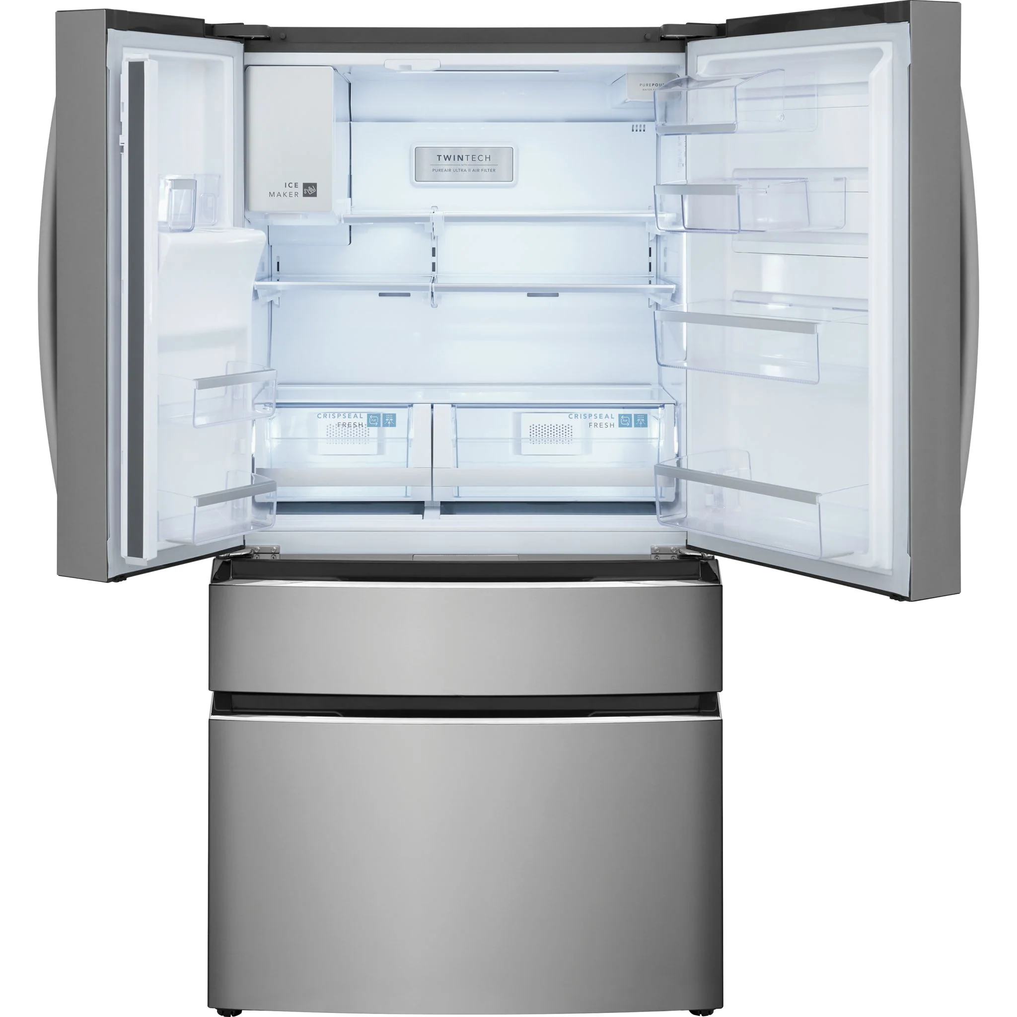 Frigidaire Gallery 22 Cu. Ft. Counter-Depth 4-Door French Door Refrigerator - Stainless Steel ( GRMC2273CF ) - Image 4