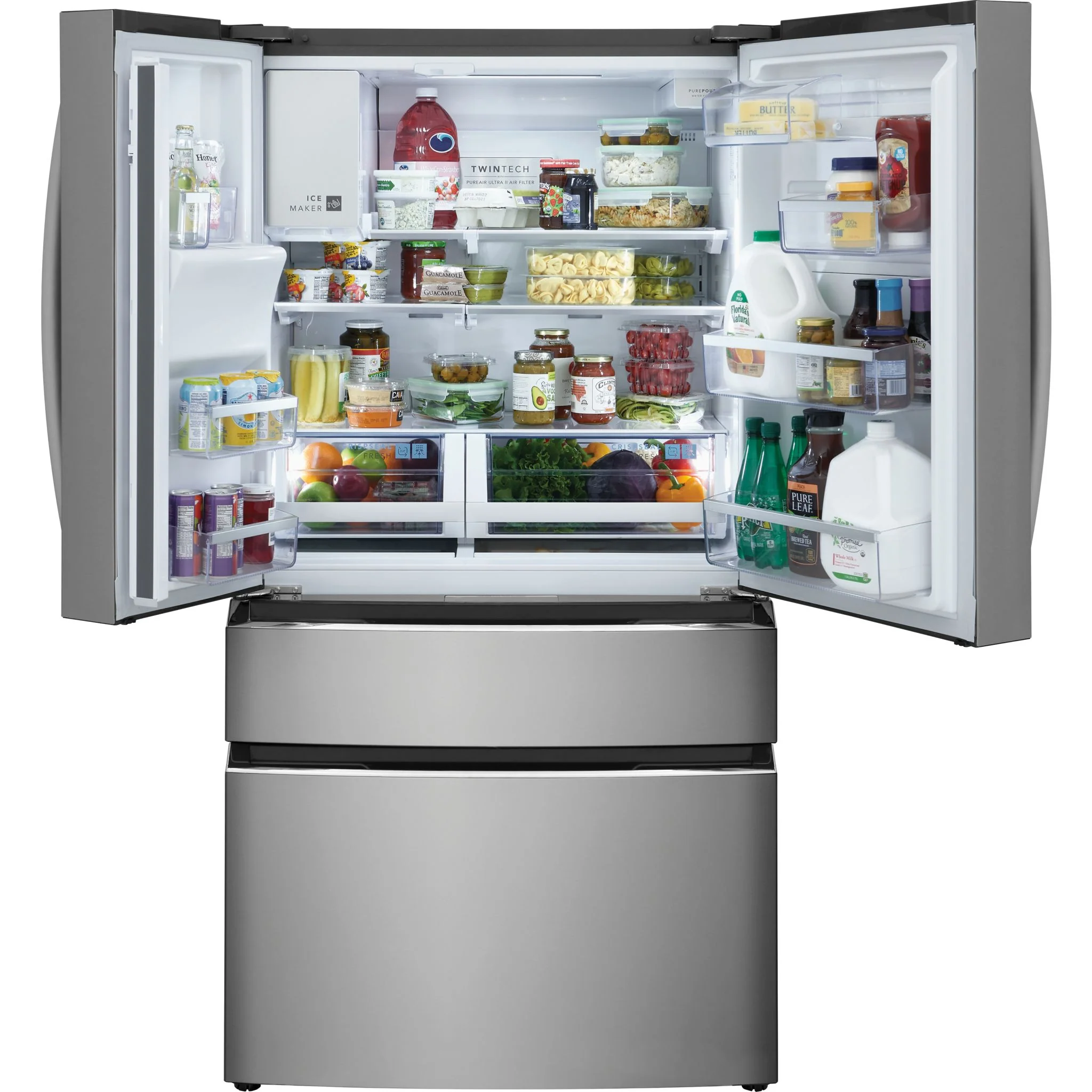 Frigidaire Gallery 22 Cu. Ft. Counter-Depth 4-Door French Door Refrigerator - Stainless Steel ( GRMC2273CF ) - Image 5