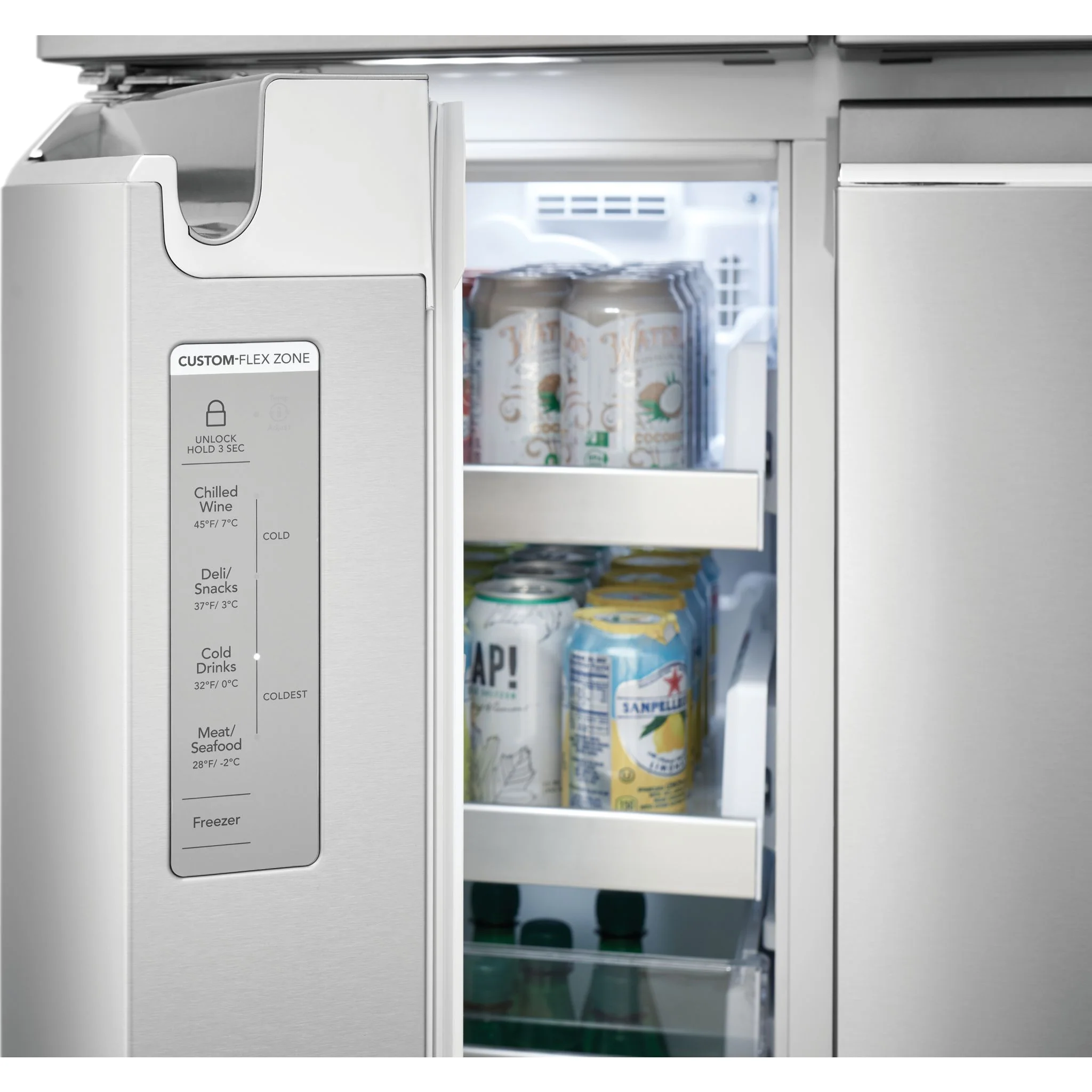 Frigidaire Gallery 22 Cu. Ft. Counter-Depth 4-Door Refrigerator - Stainless Steel ( GRQC2255BF ) - Image 15