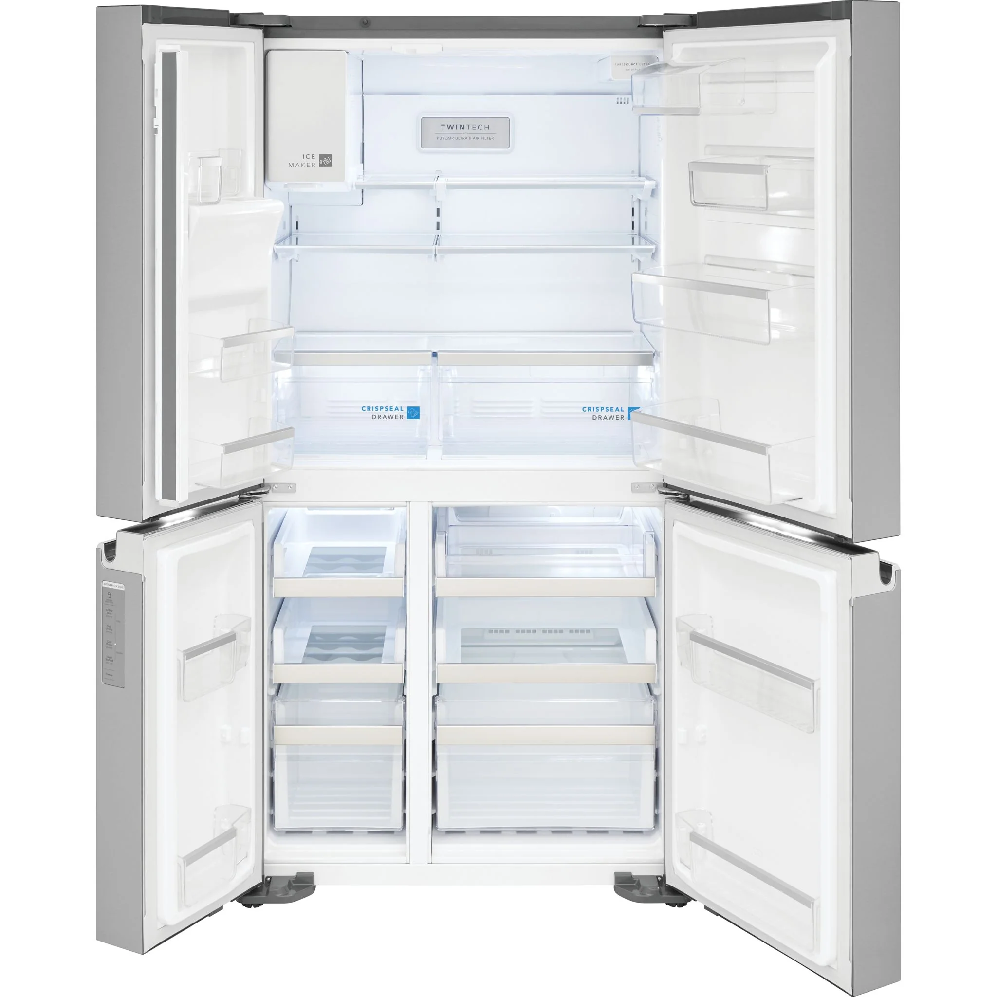 Frigidaire Gallery 22 Cu. Ft. Counter-Depth 4-Door Refrigerator - Stainless Steel ( GRQC2255BF ) - Image 8
