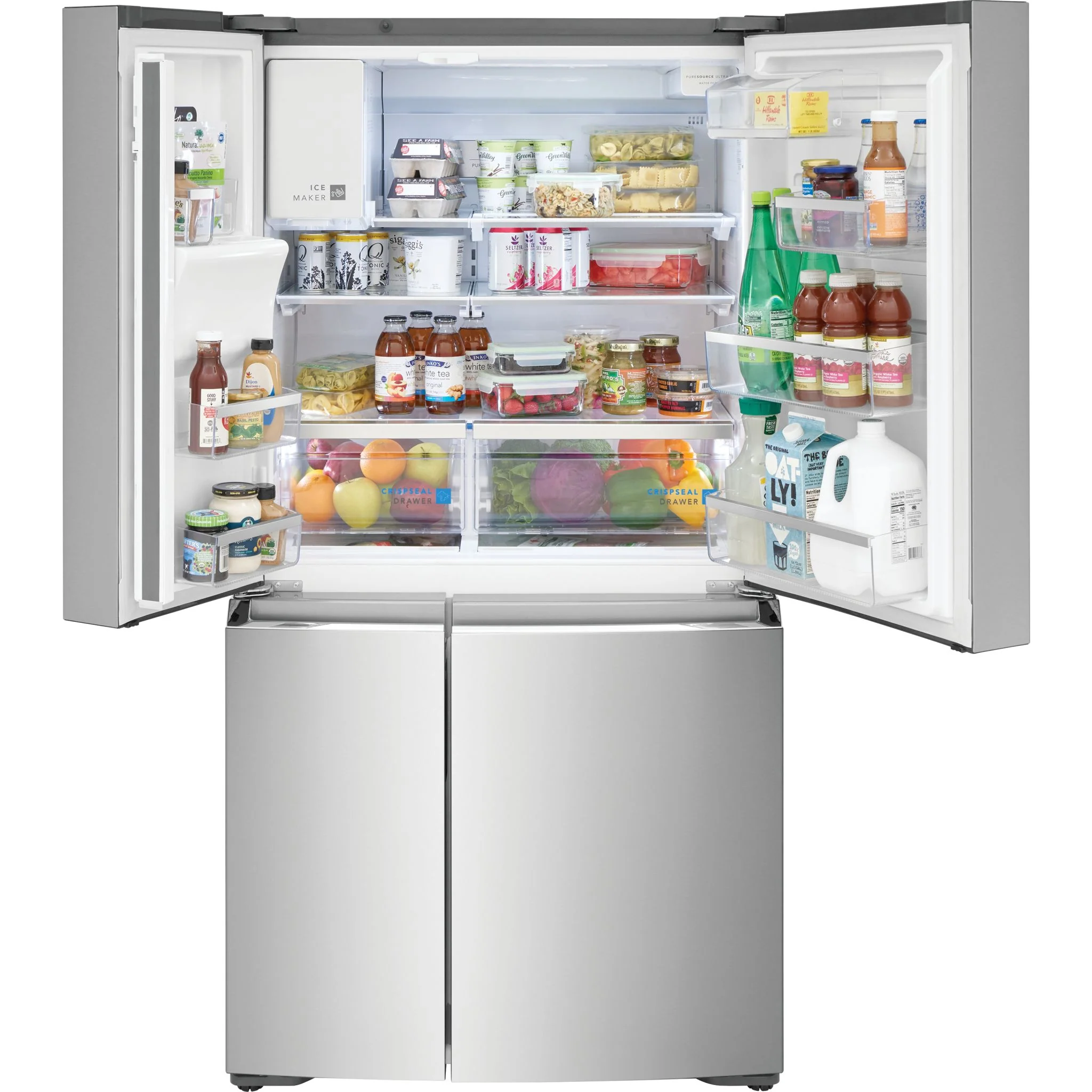 Frigidaire Gallery 22 Cu. Ft. Counter-Depth 4-Door Refrigerator - Stainless Steel ( GRQC2255BF ) - Image 9
